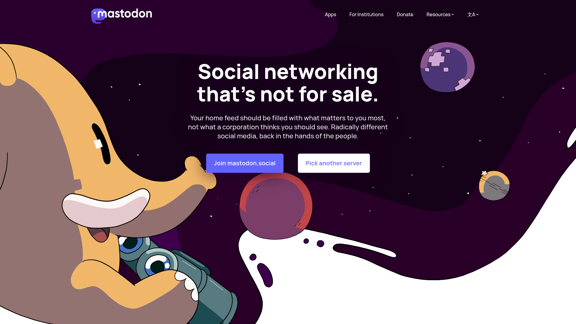 Mastodon Screenshot