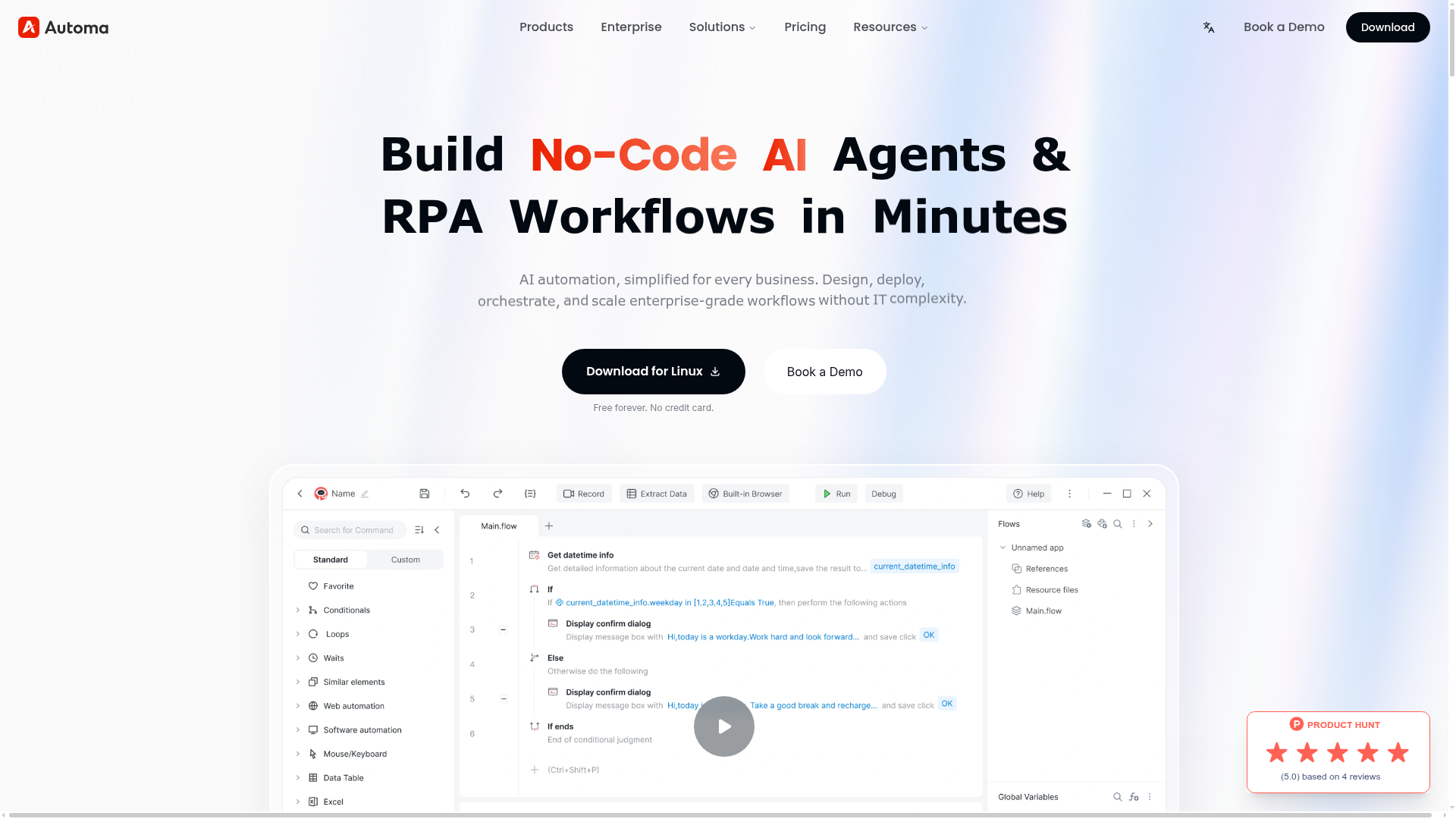 Automa Screenshot