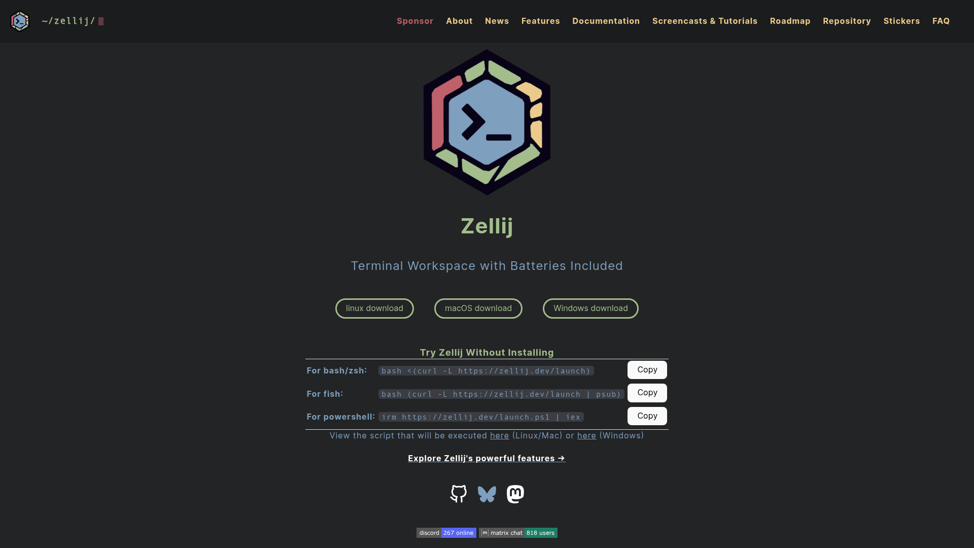 Zellij Screenshot