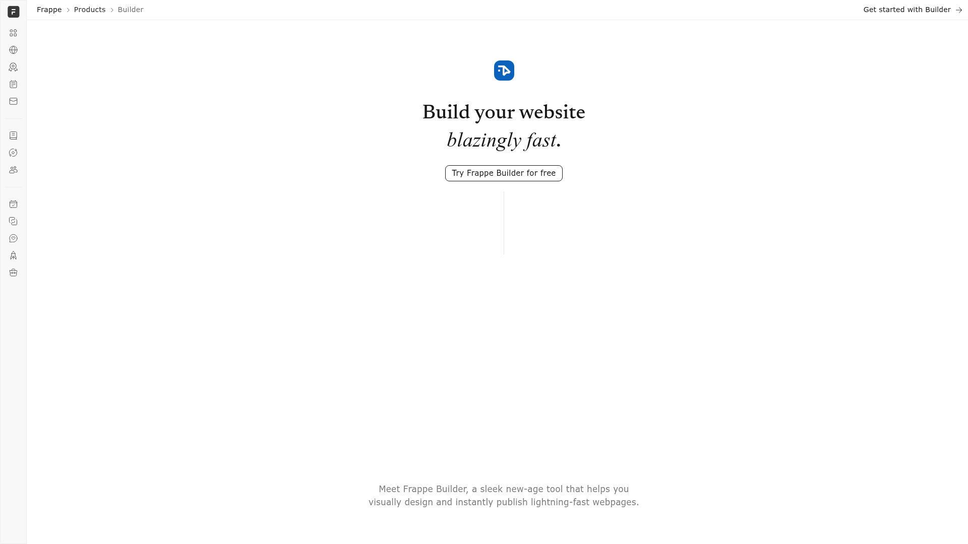 Frappe Builder Screenshot