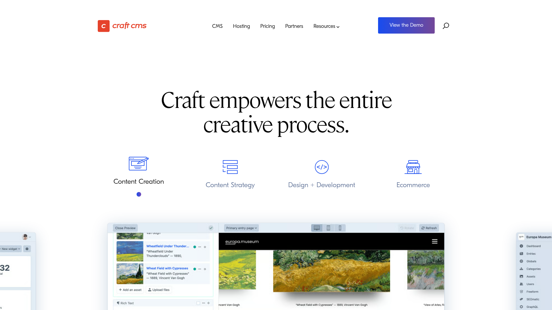 Craft CMS Screenshot