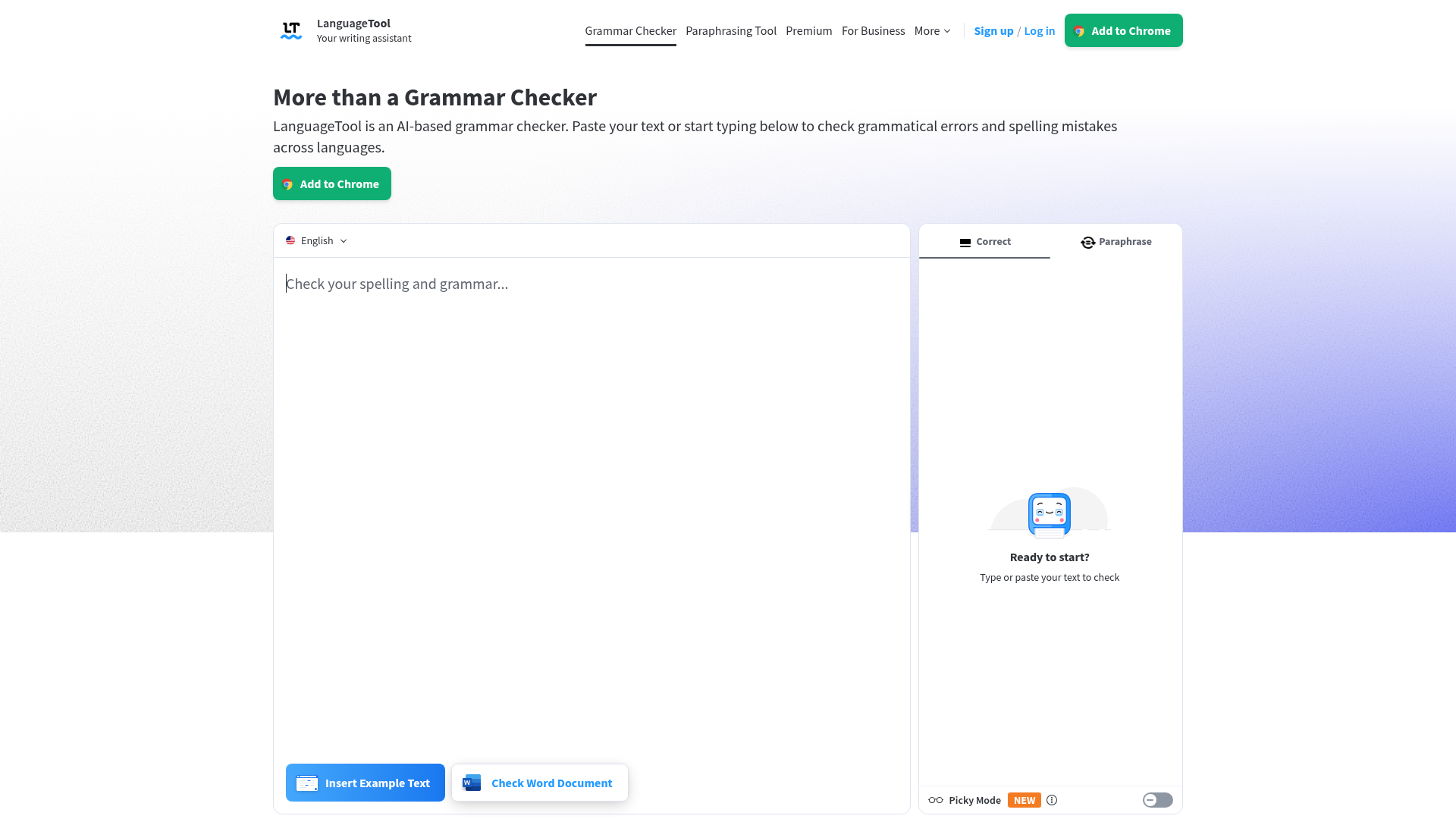 LanguageTool Screenshot