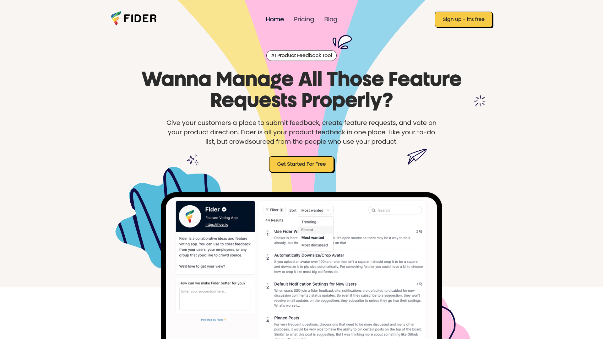 Fider Screenshot