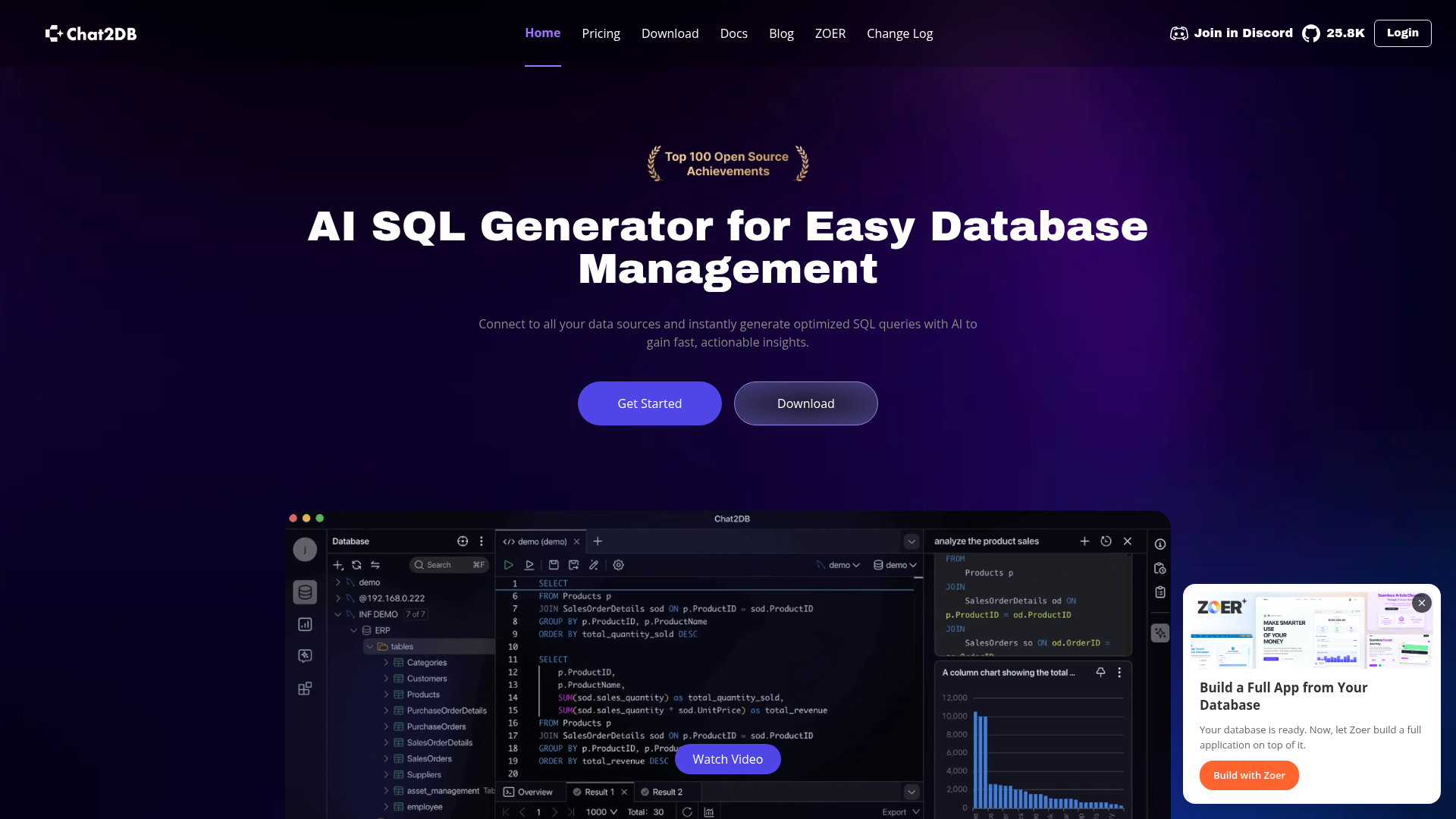 Chat2DB Screenshot