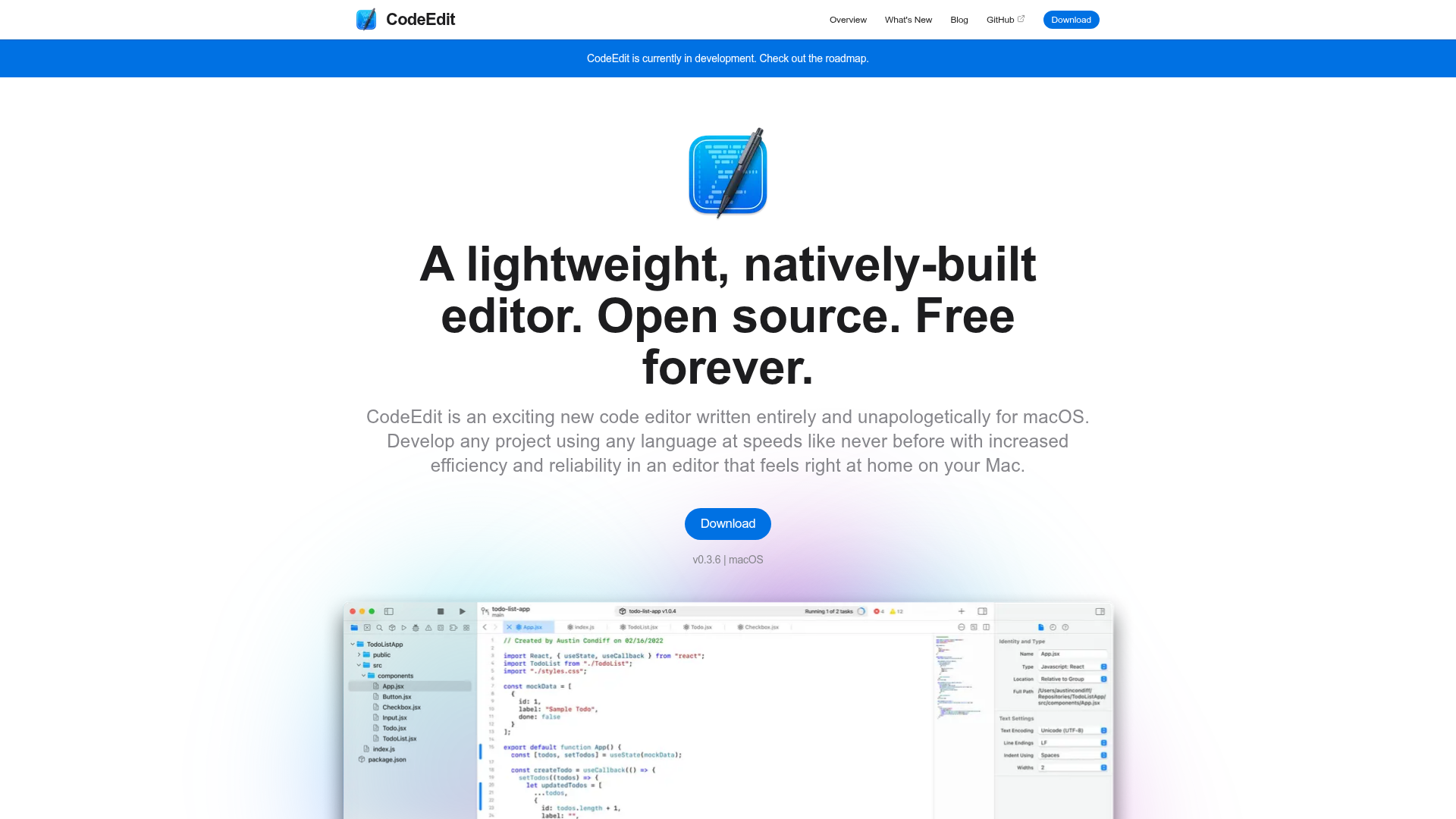 CodeEdit Screenshot