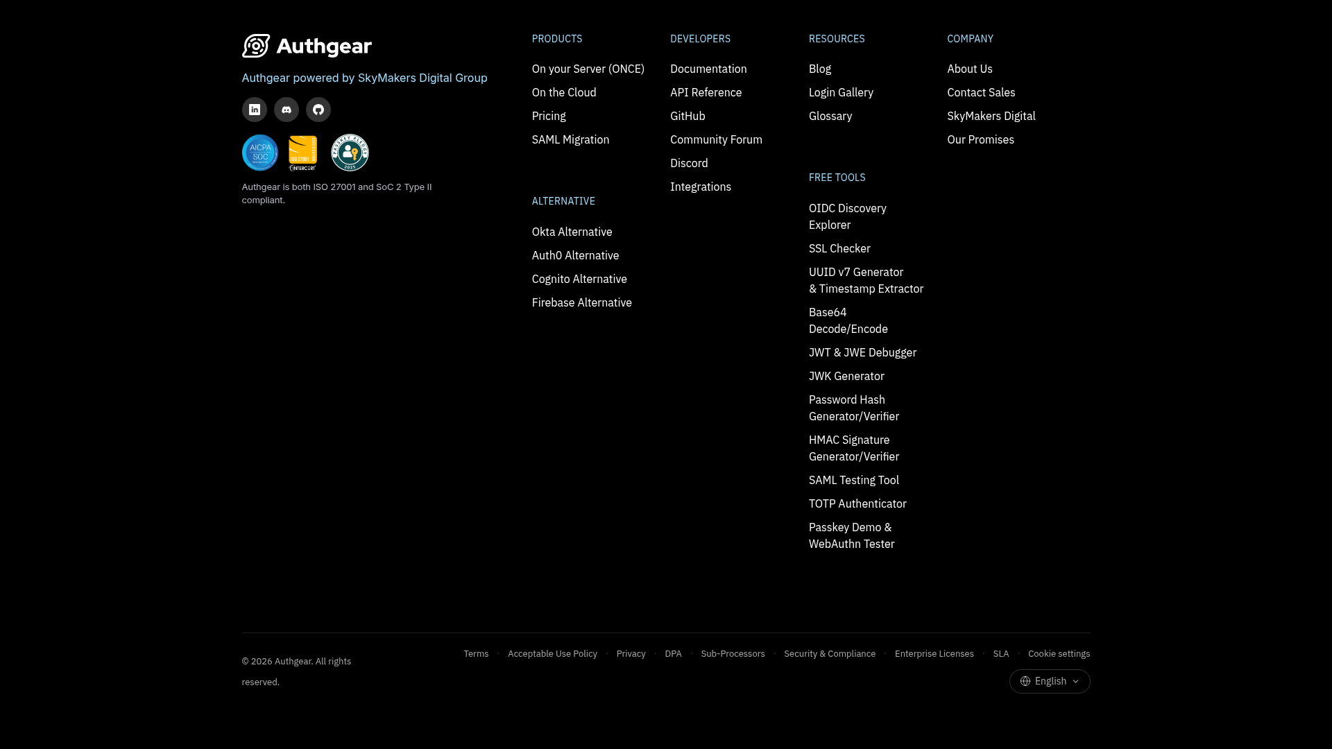 Authgear Screenshot