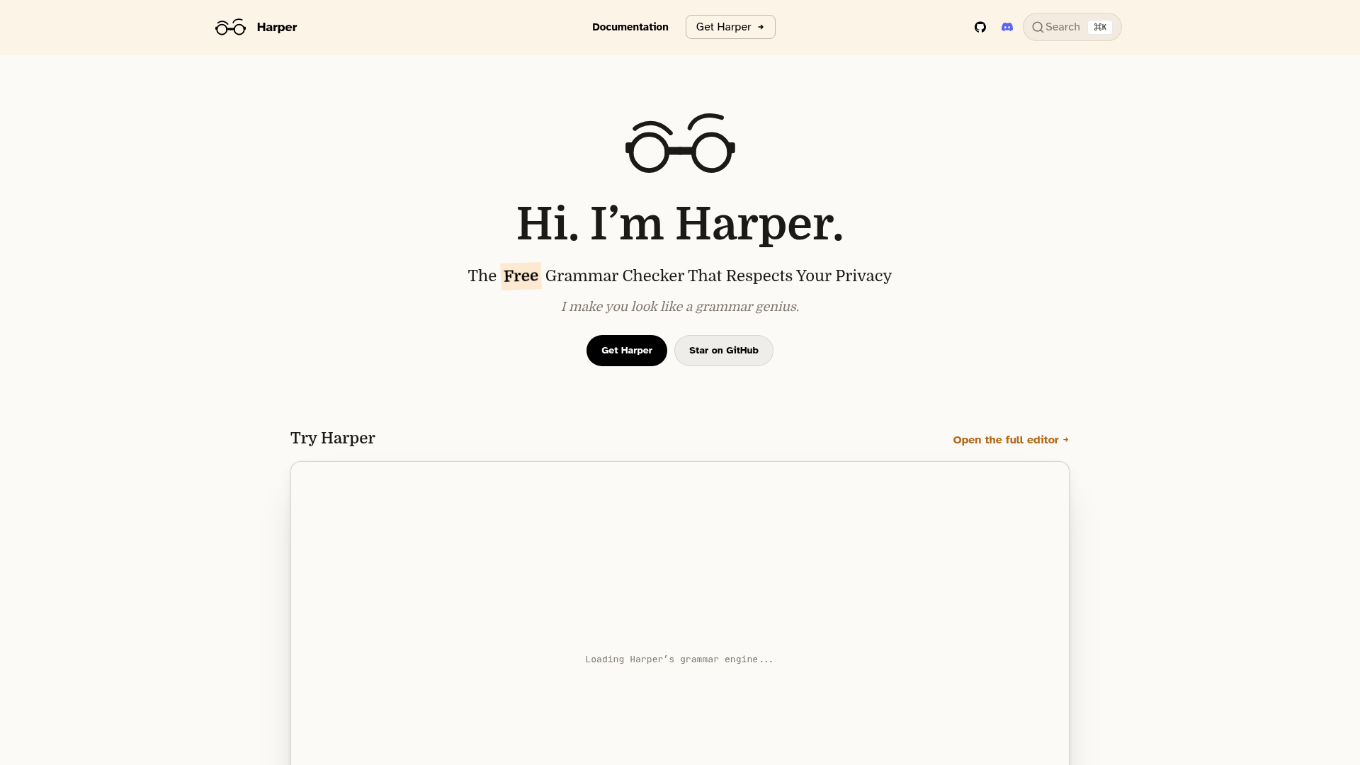 Harper Screenshot