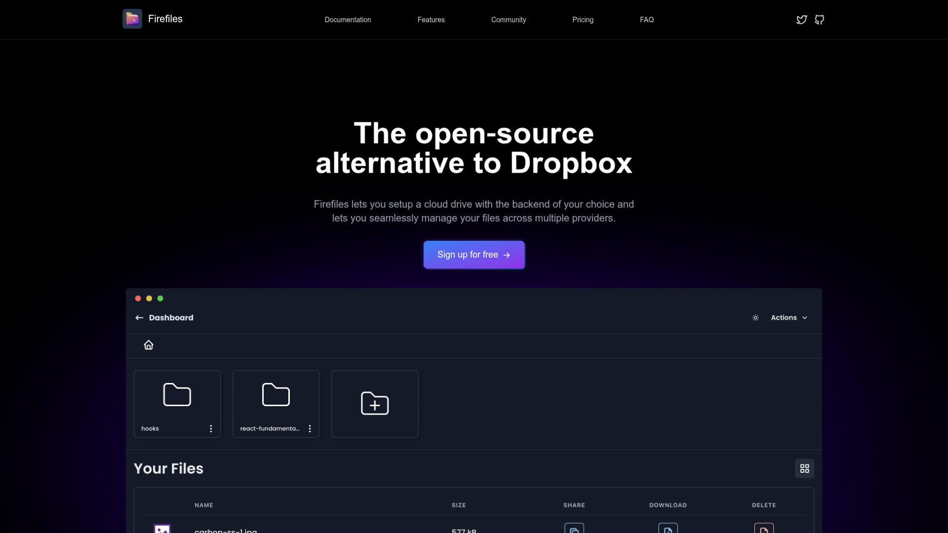 Firefiles Screenshot