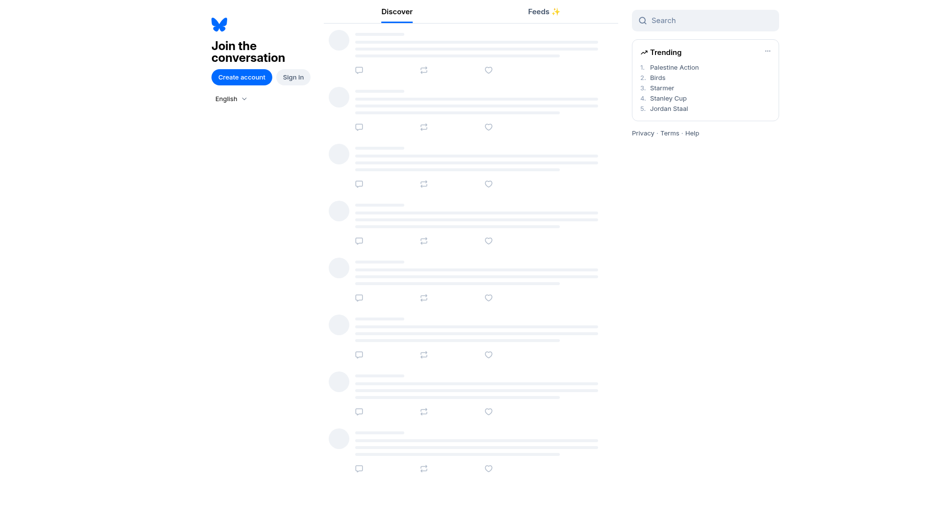 Bluesky Screenshot