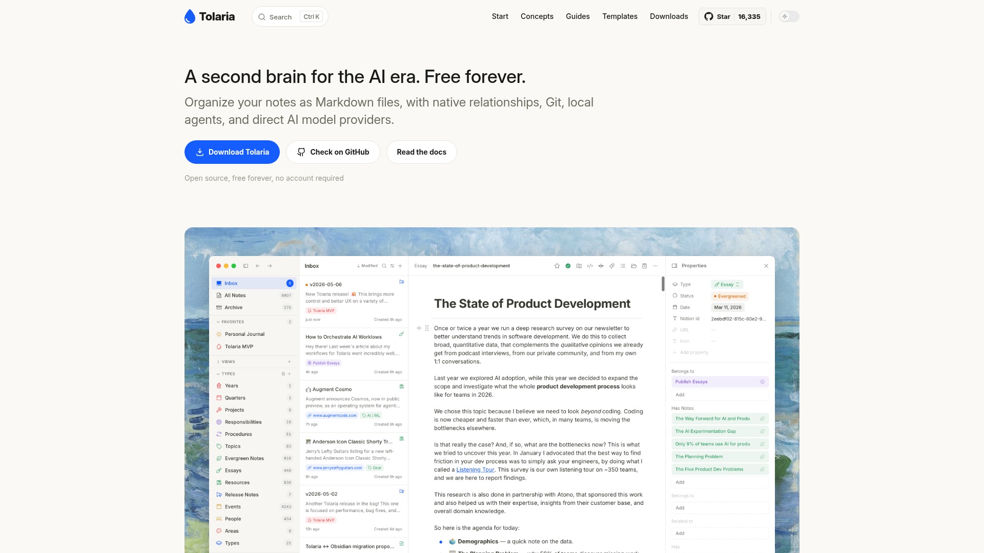 Tolaria Screenshot