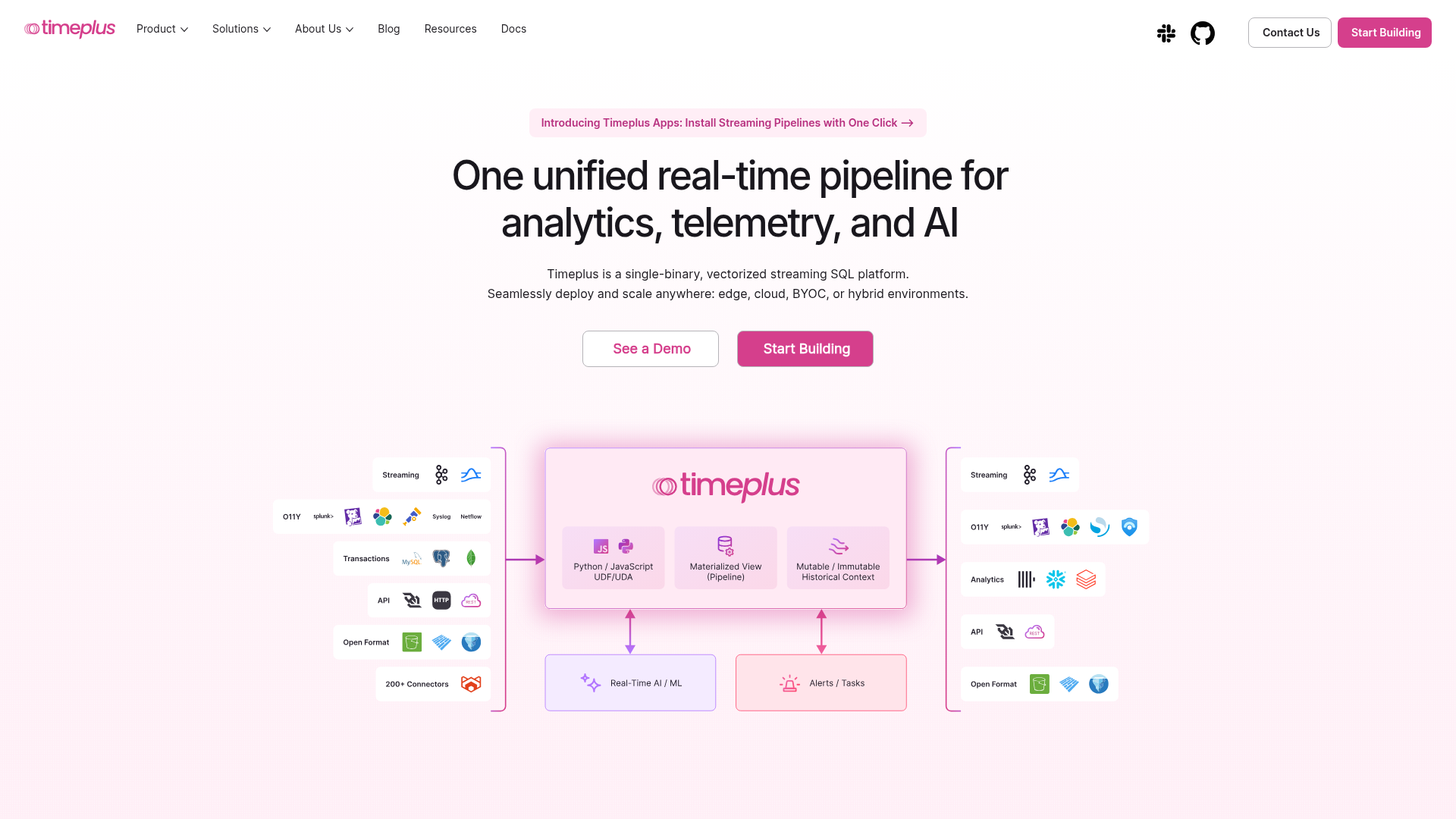 Timeplus Screenshot