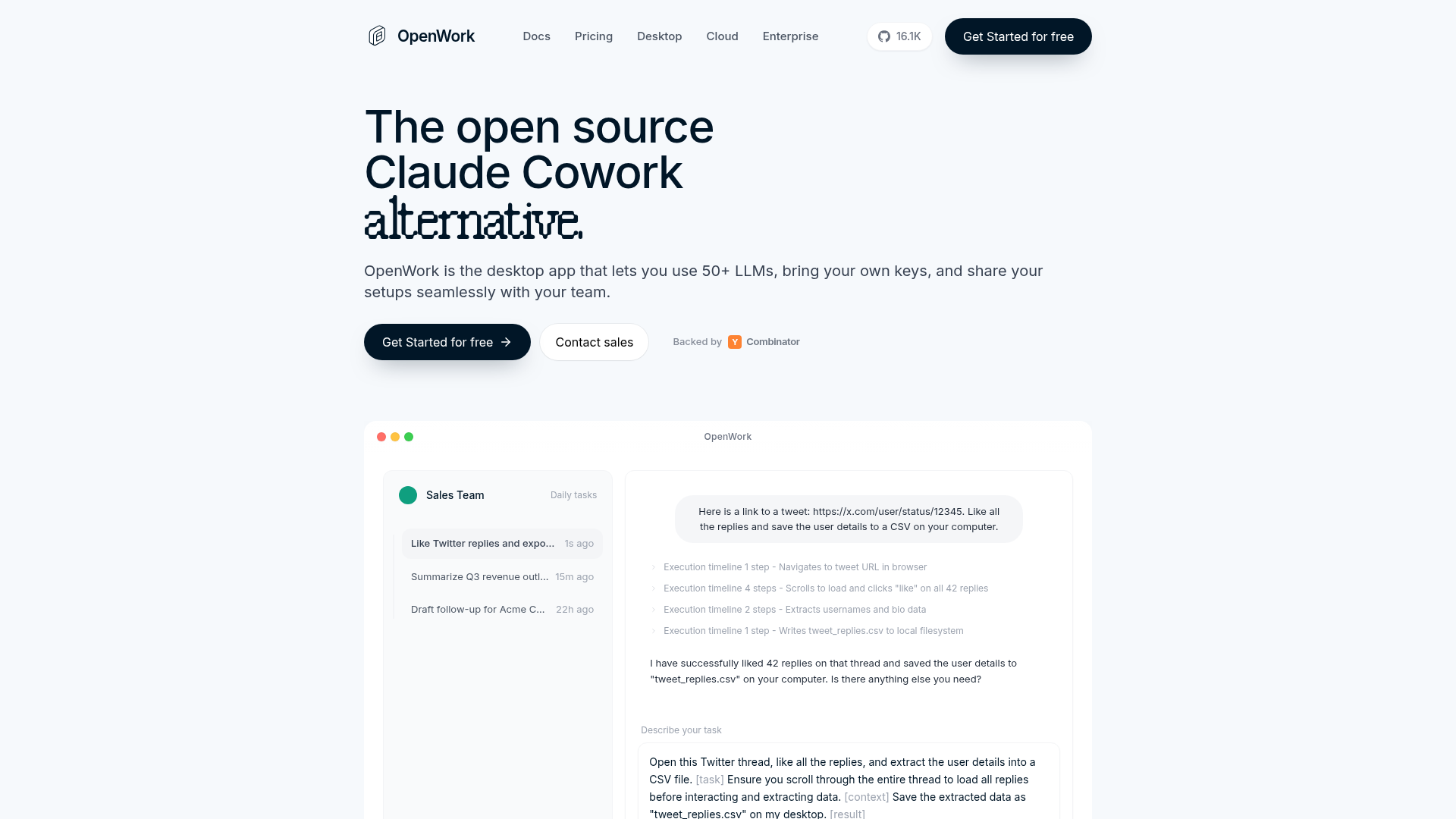 OpenWork Screenshot