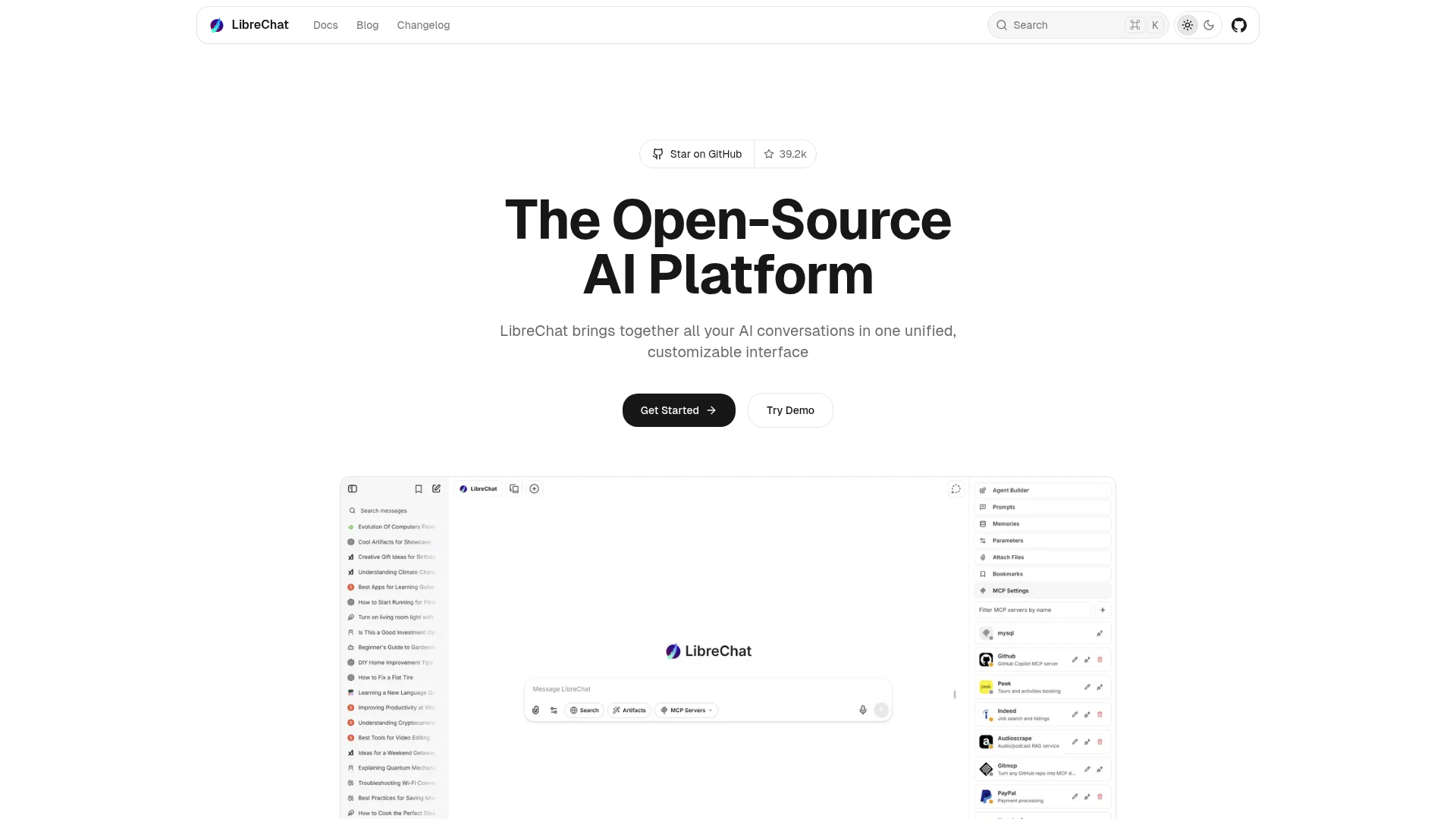 LibreChat Screenshot