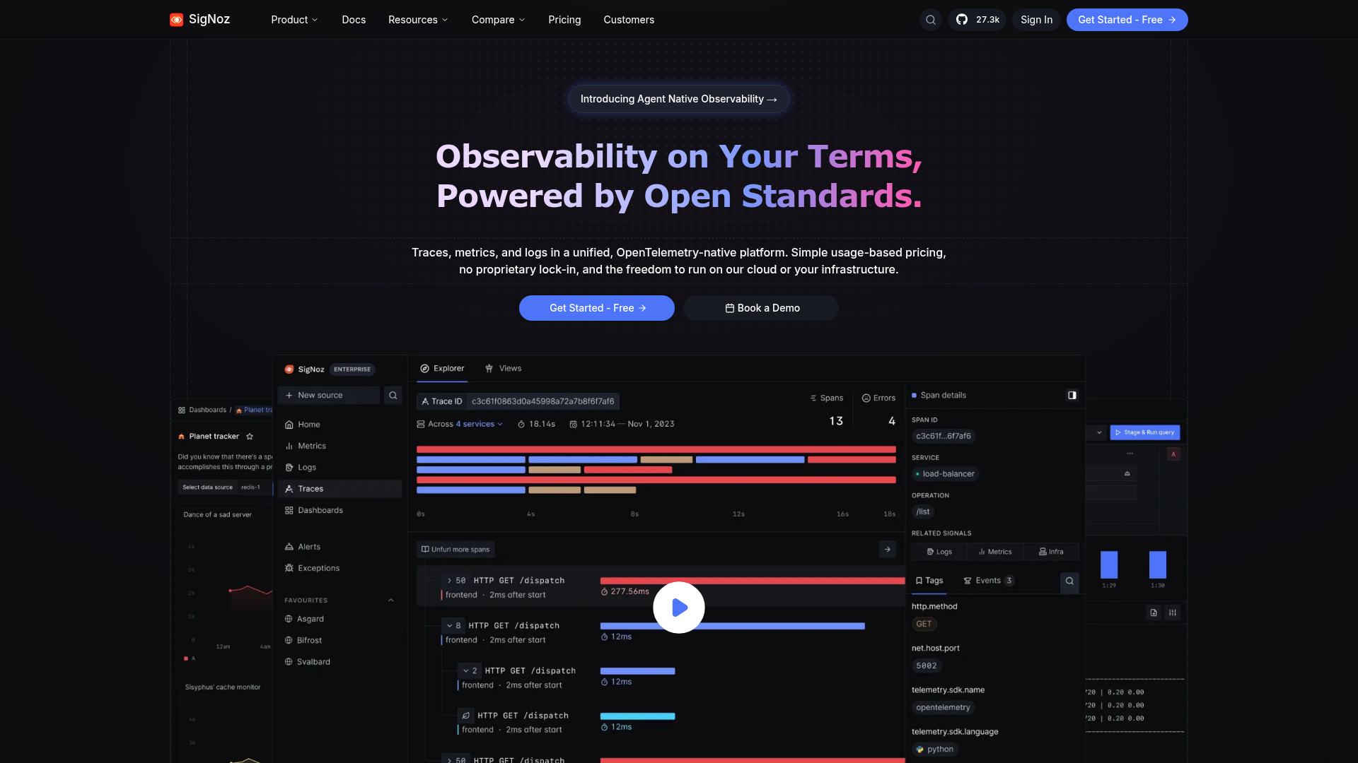 SigNoz Screenshot