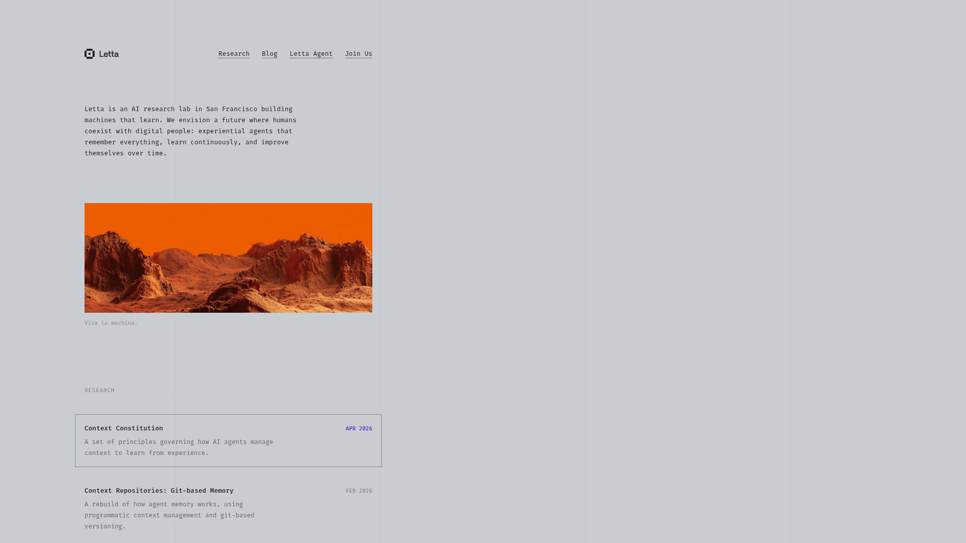 Letta Screenshot