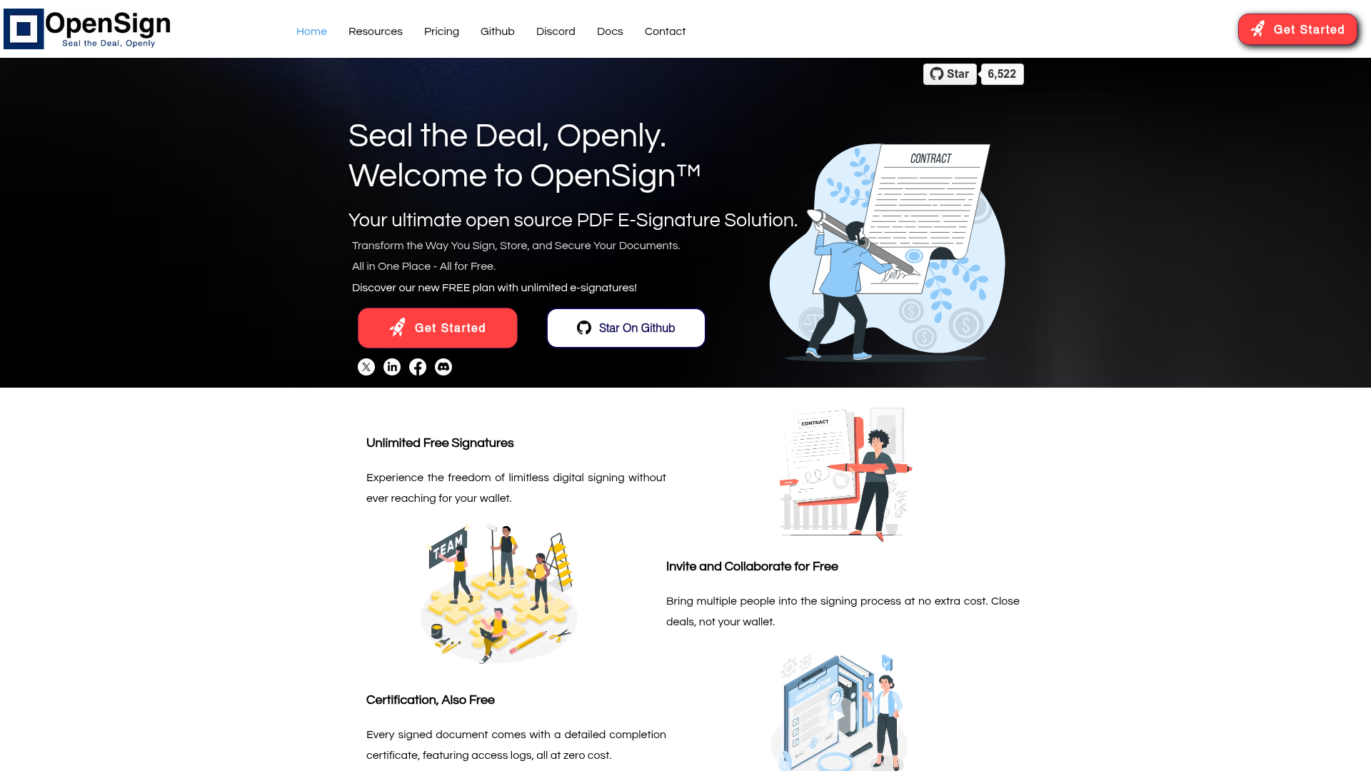 OpenSign Screenshot