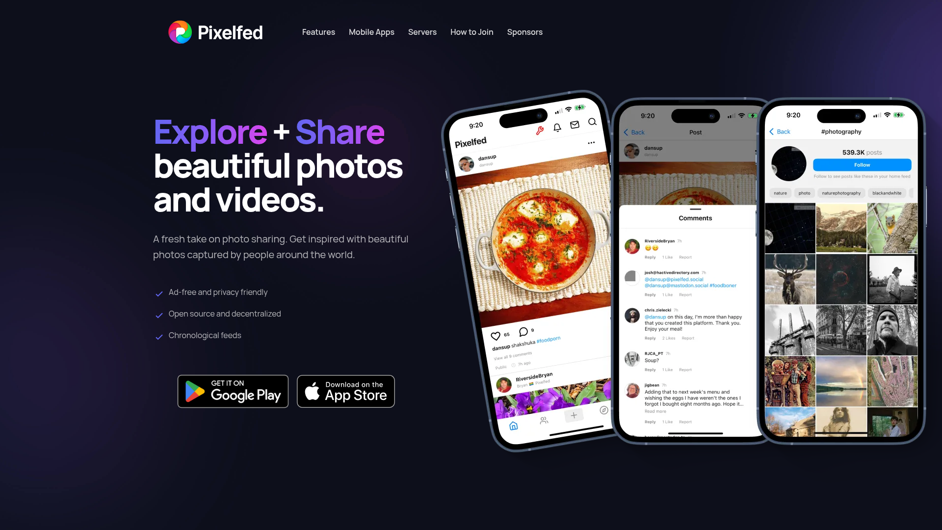 Pixelfed Screenshot