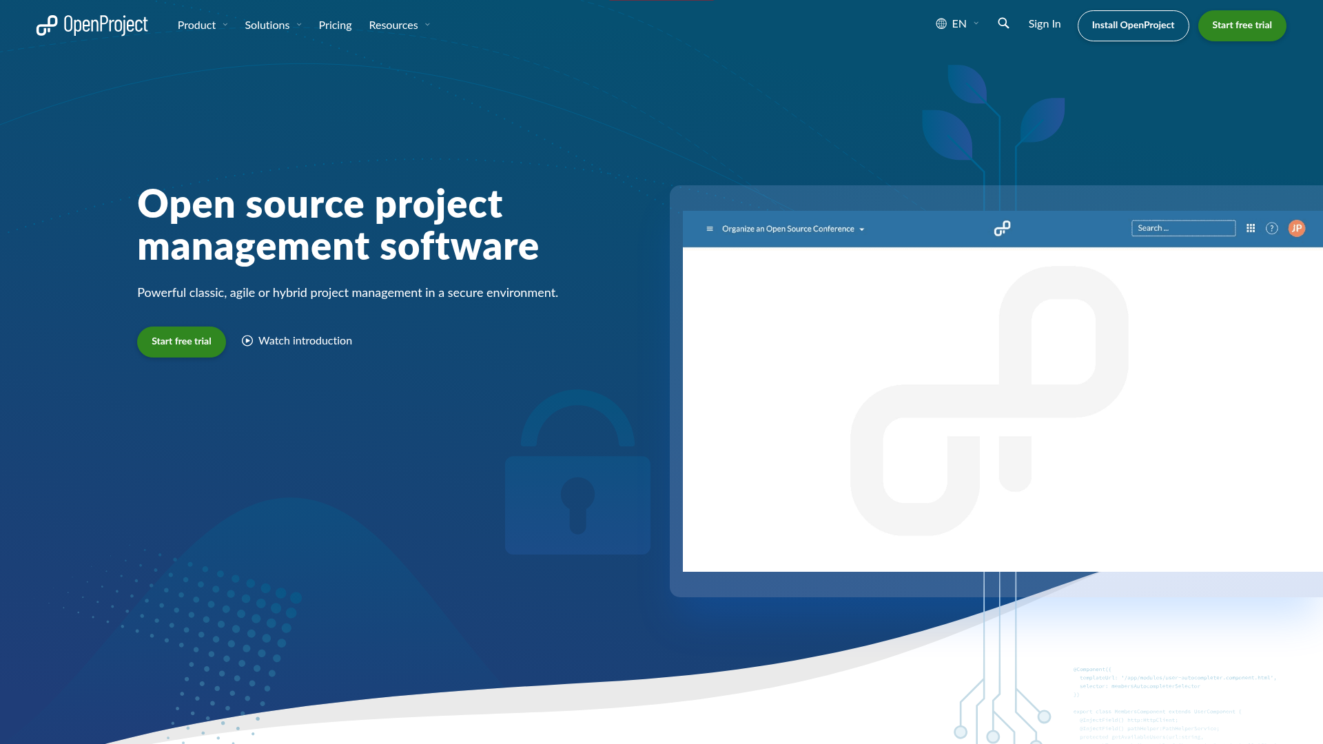 OpenProject Screenshot