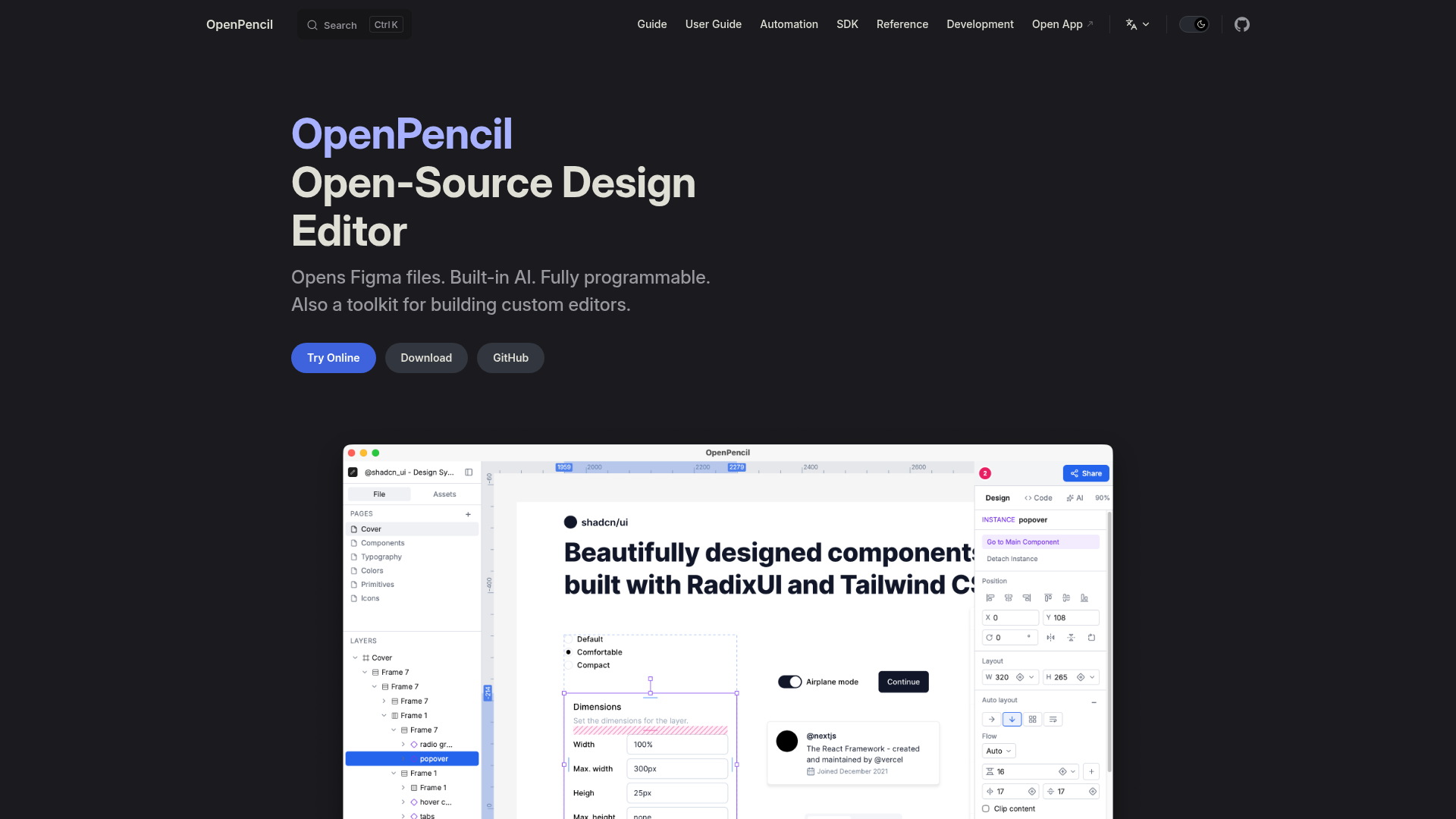 OpenPencil Screenshot