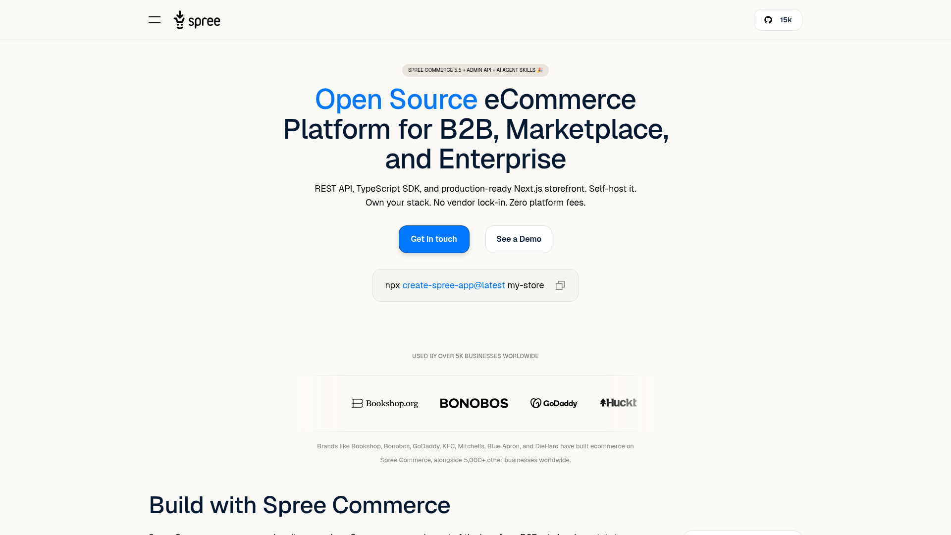 Spree Commerce Screenshot