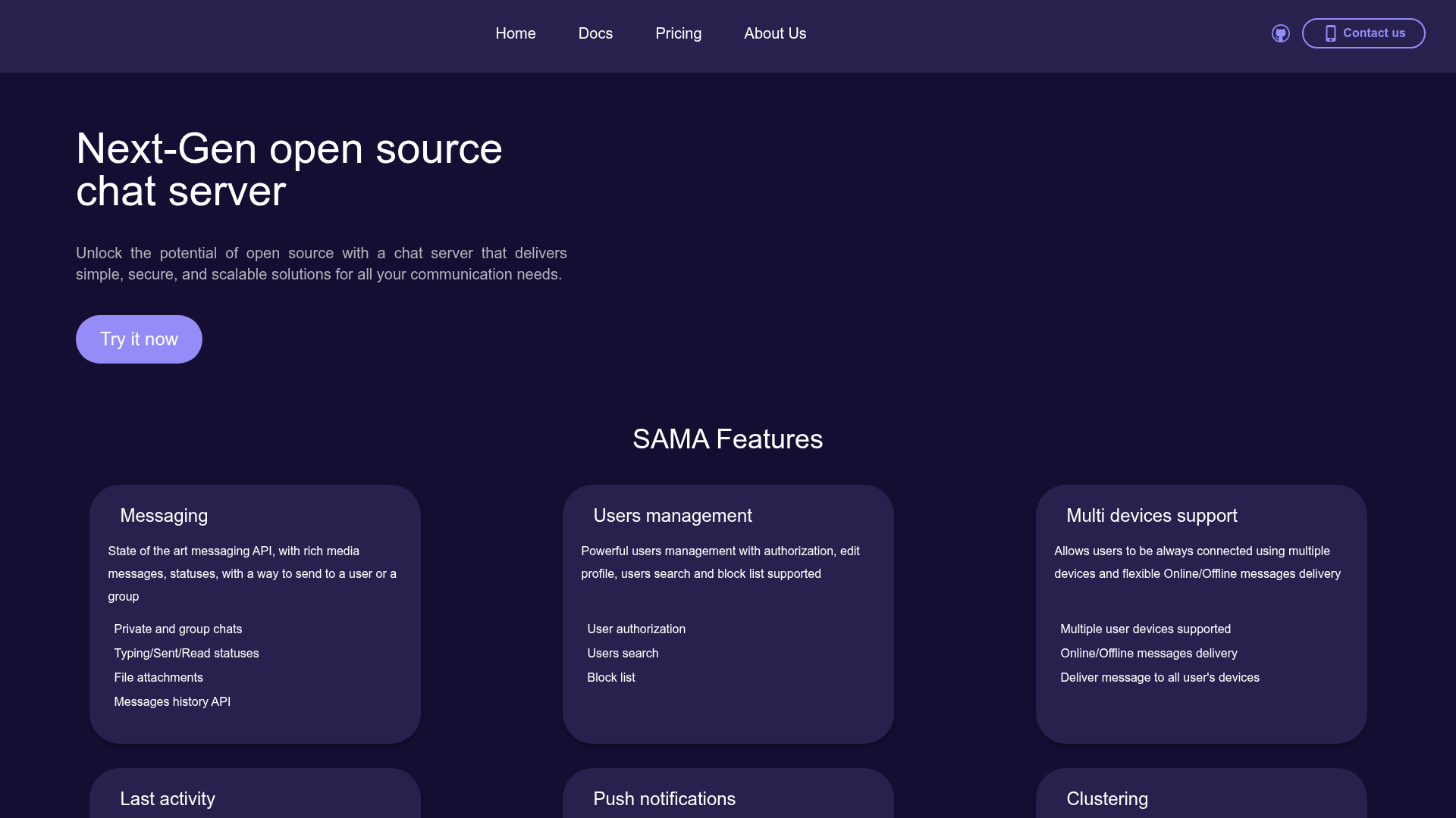 SAMA Screenshot
