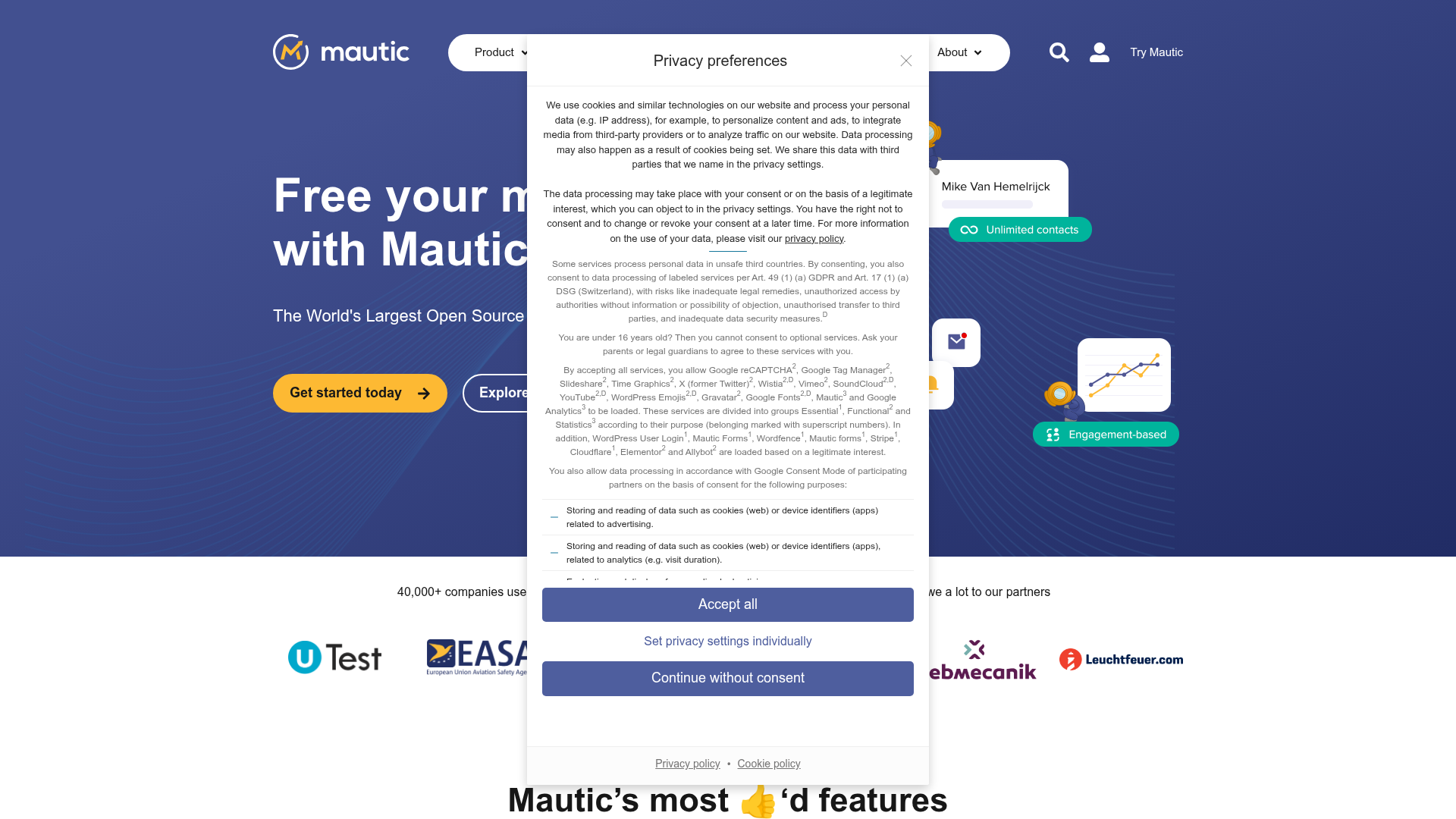 Mautic Screenshot