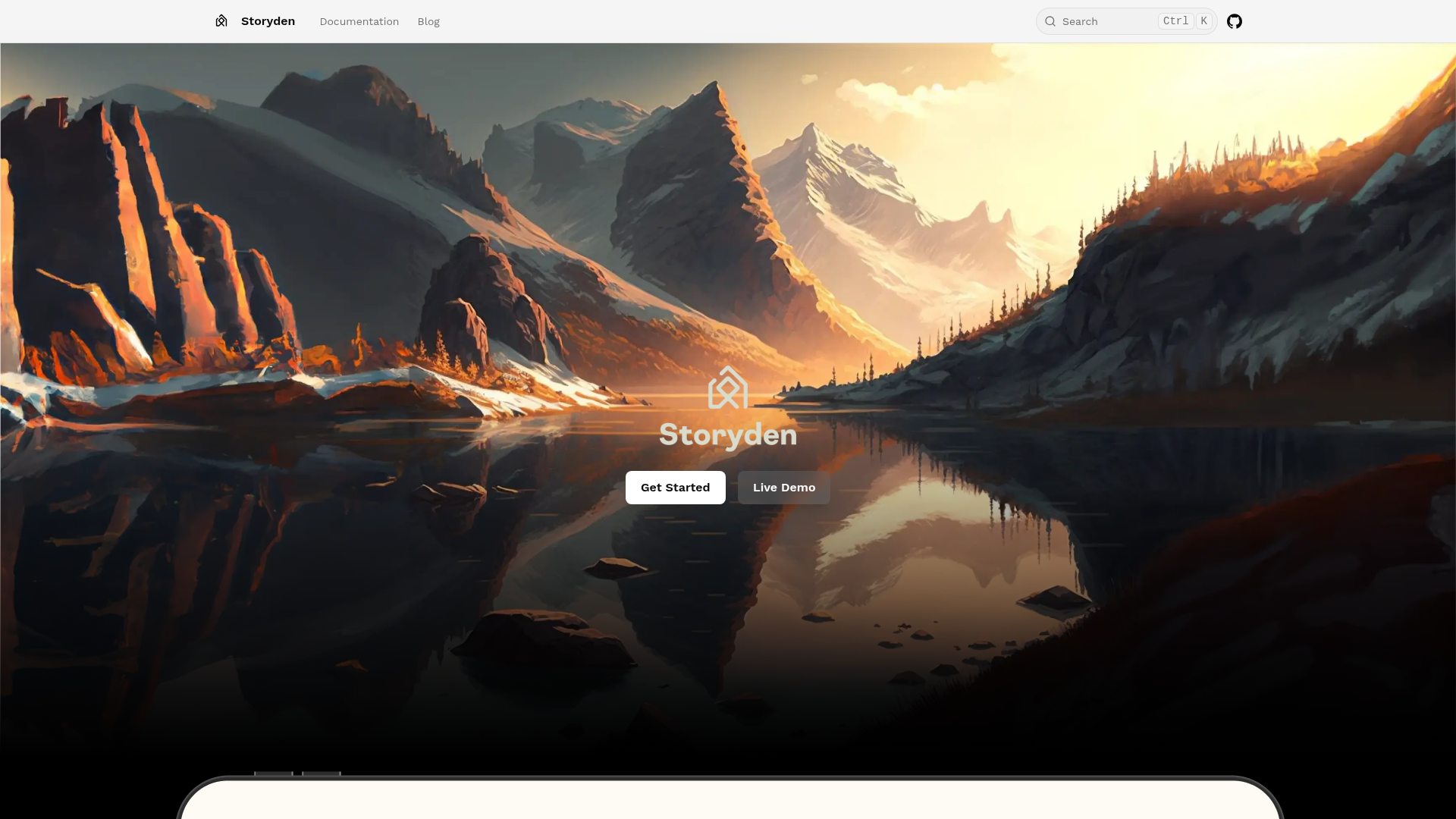 Storyden Screenshot