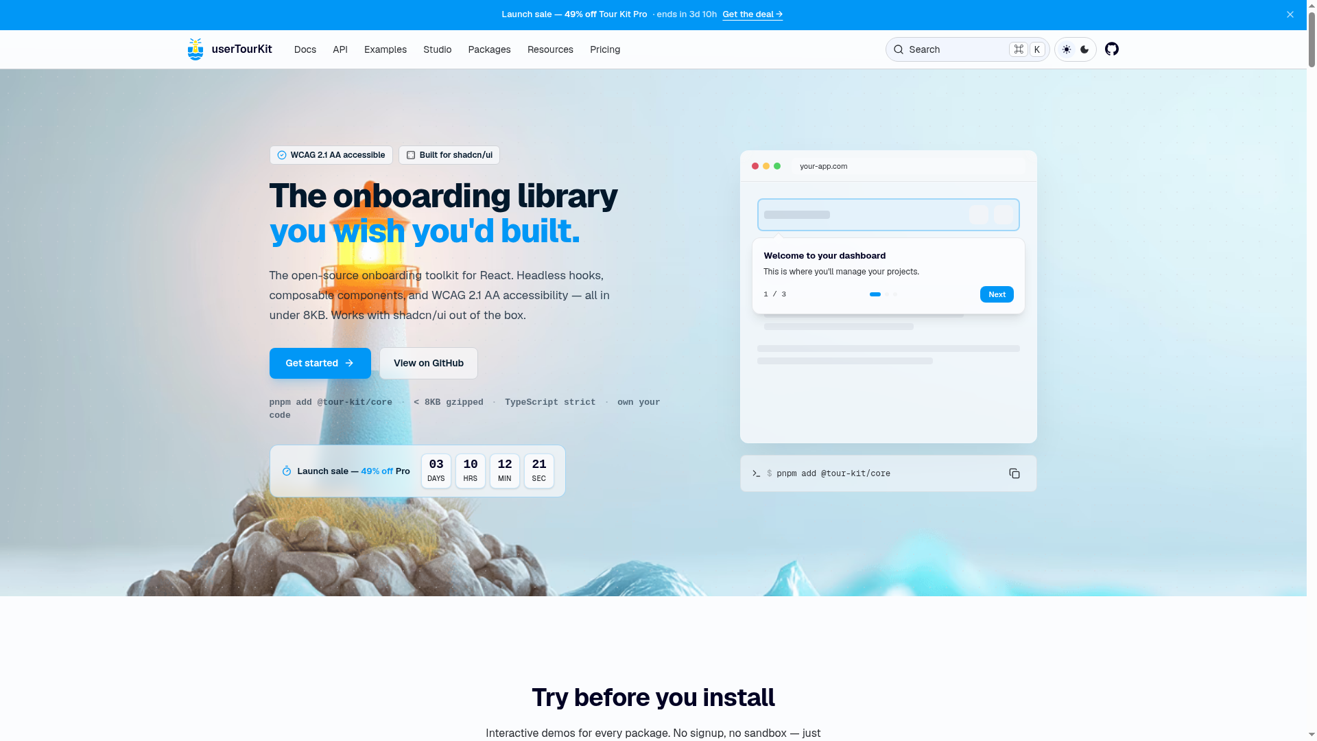 UserTourKit Screenshot