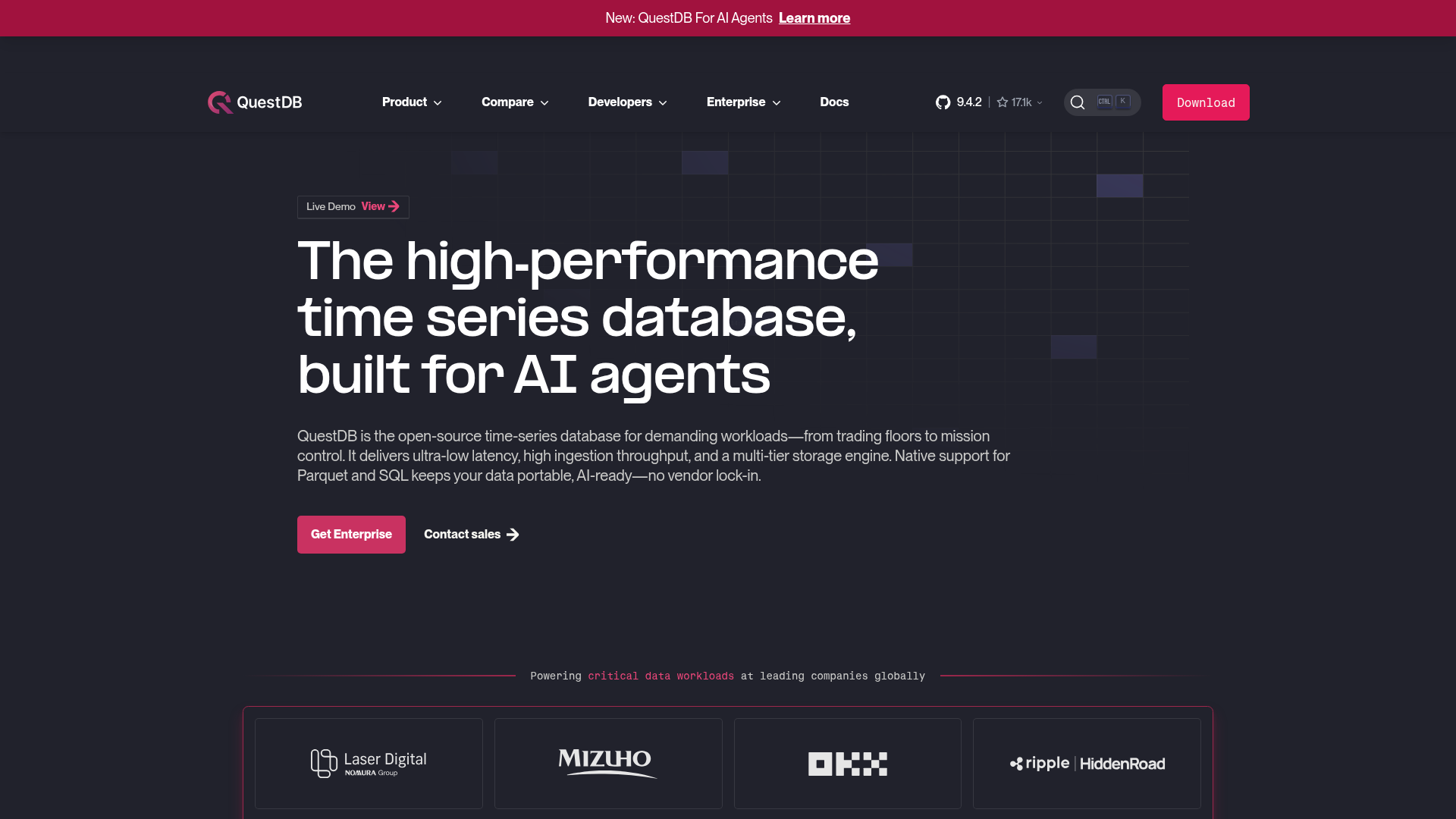 QuestDB Screenshot