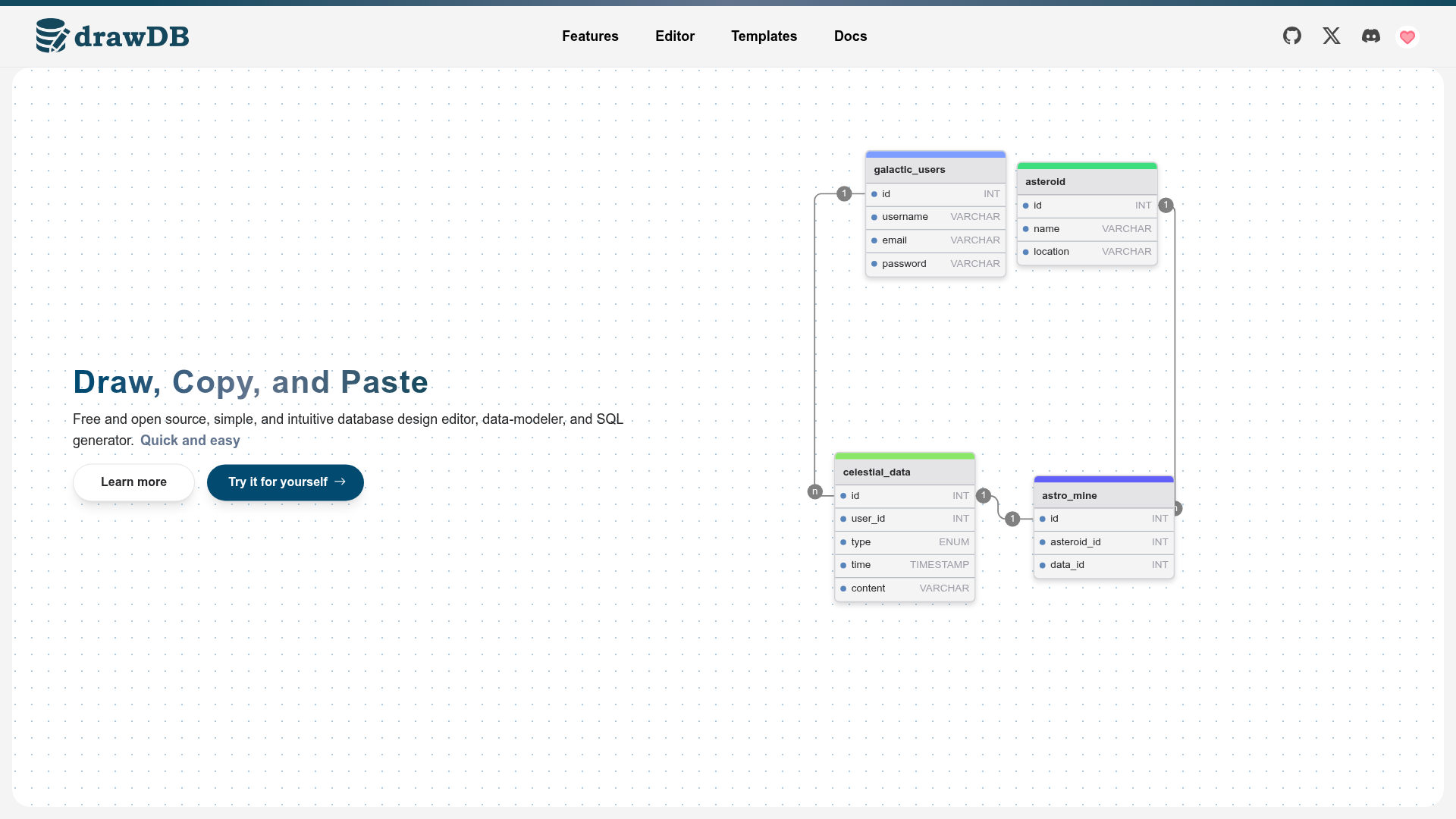 drawDB Screenshot