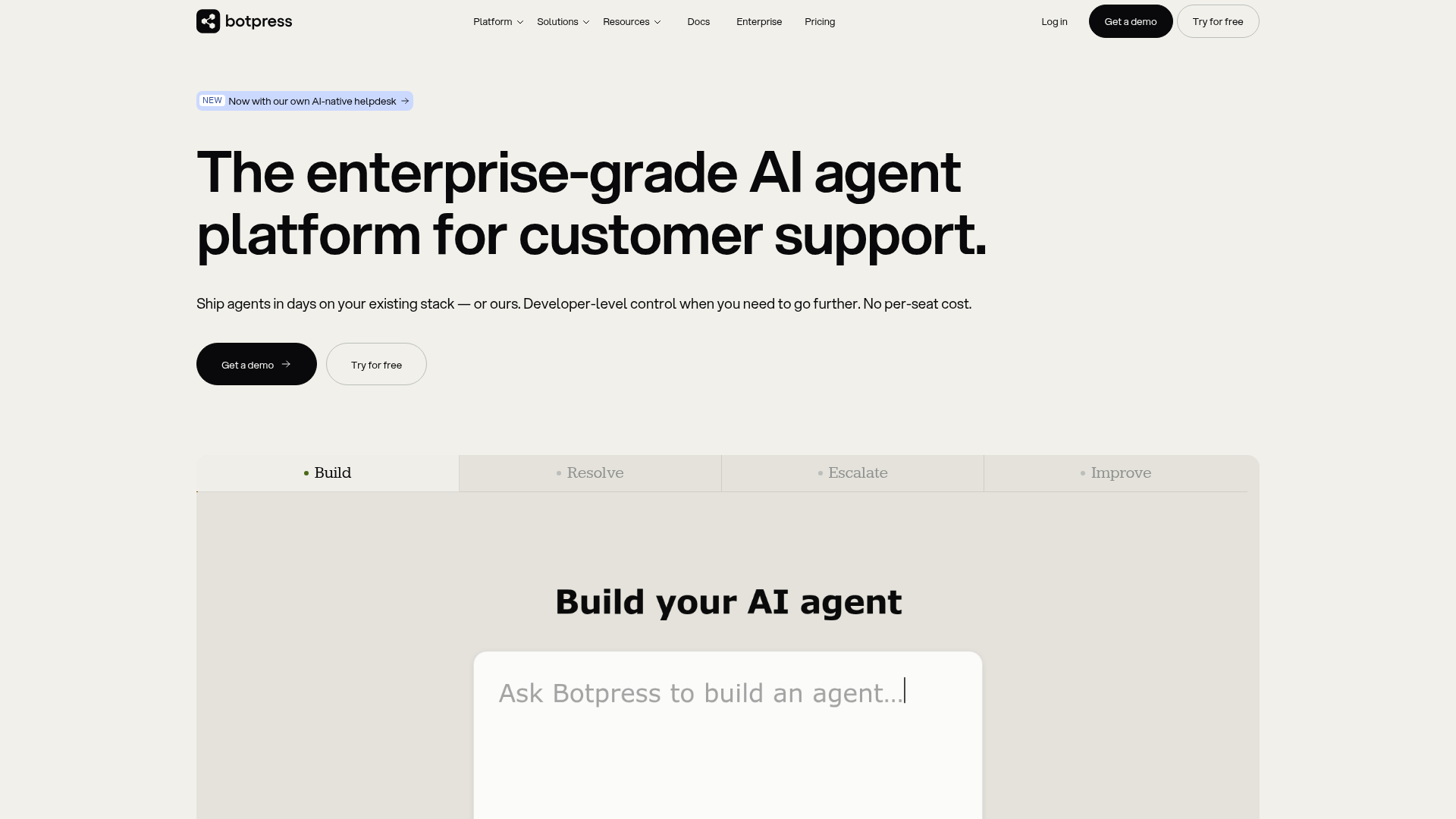 Botpress Screenshot