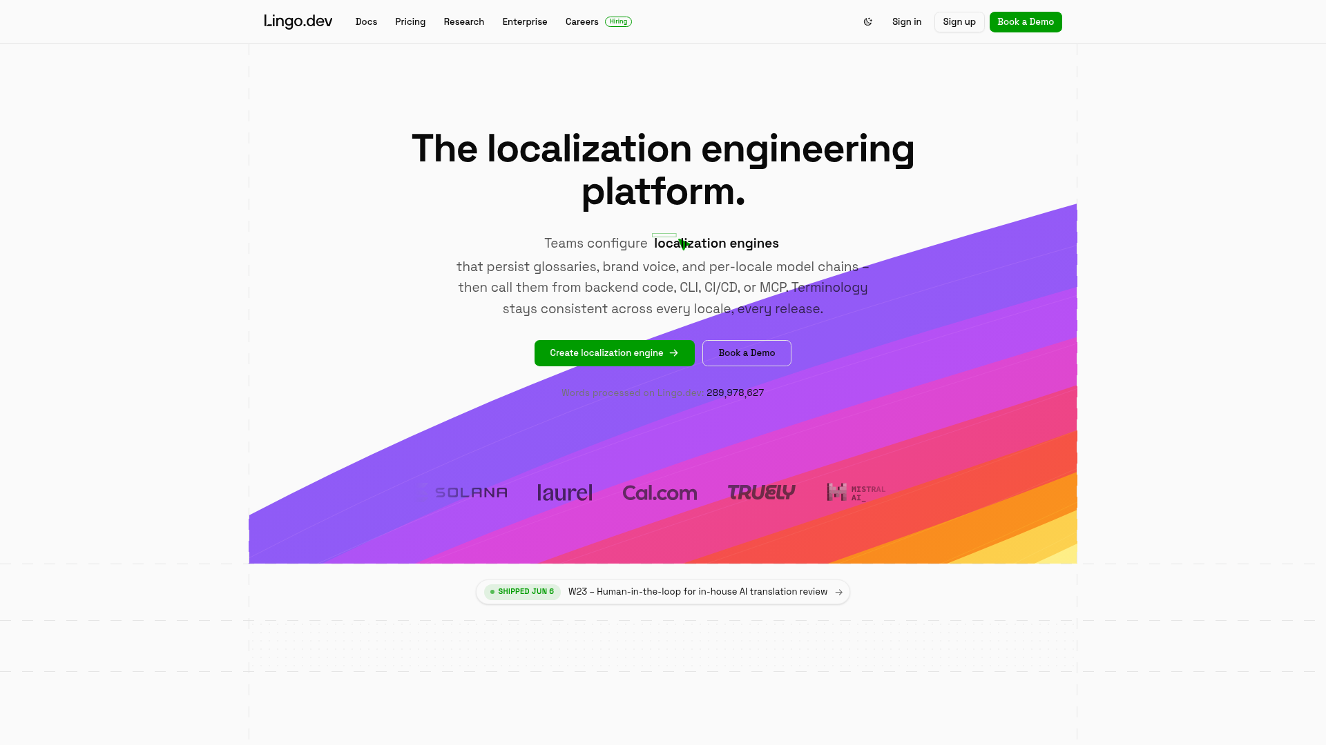 Lingo.dev Screenshot