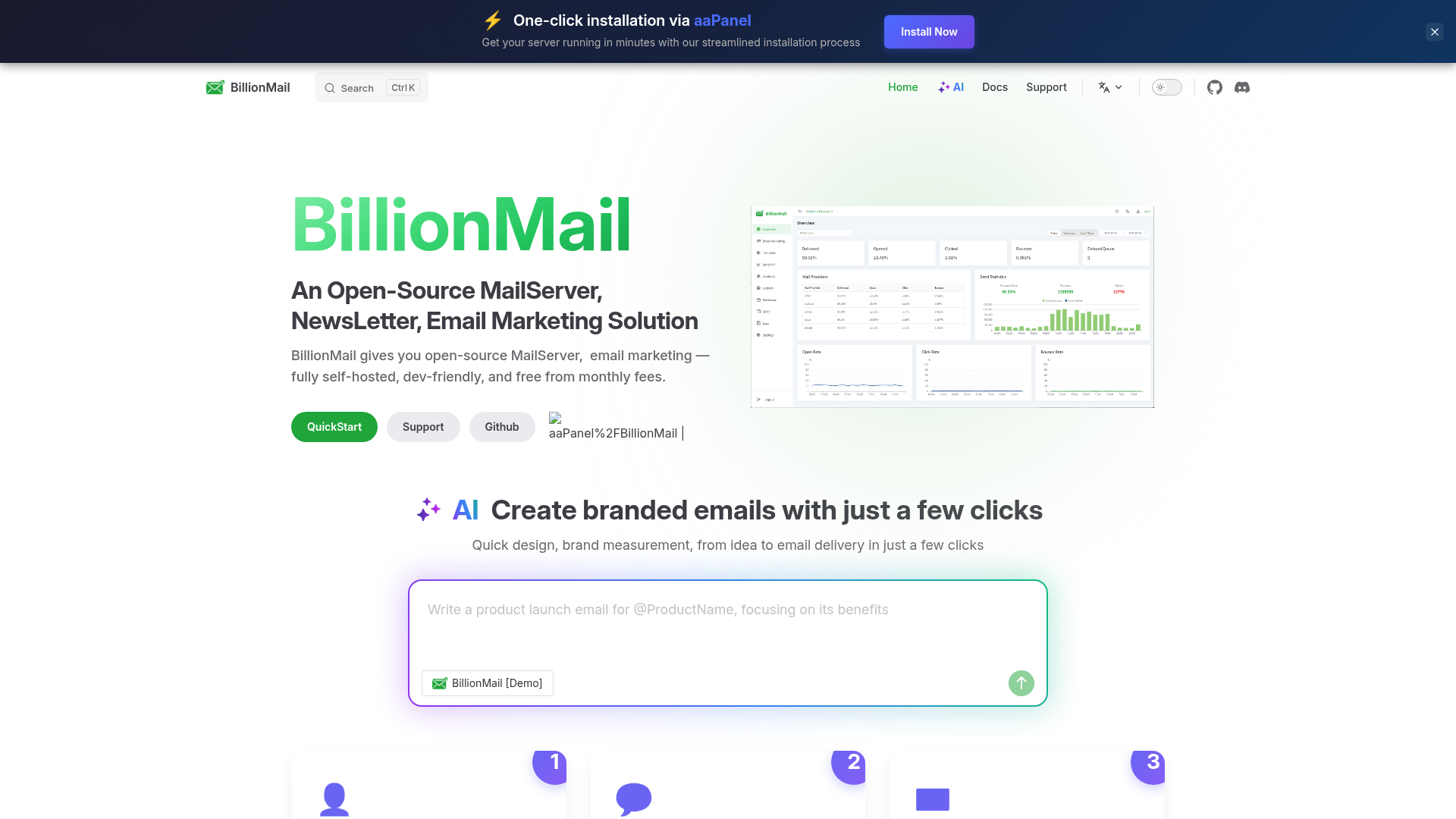 Billion Mail Screenshot