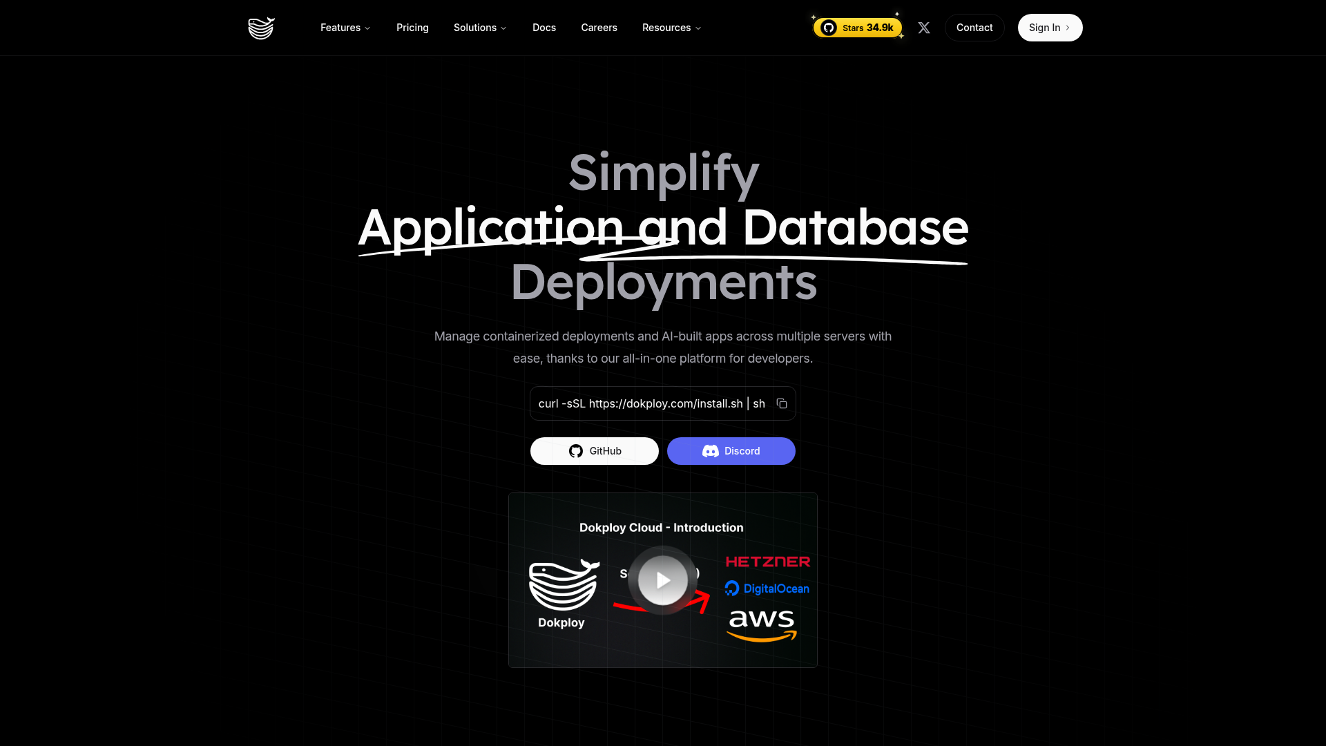 Dokploy Screenshot