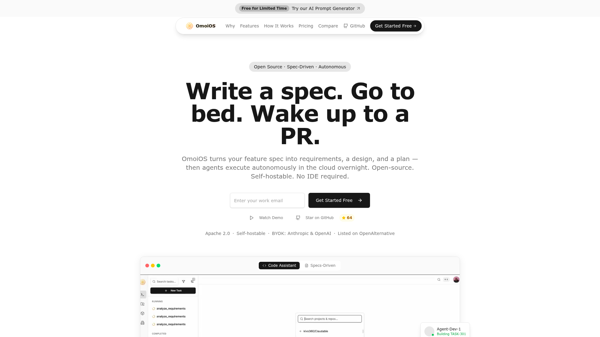 OmoiOS Screenshot