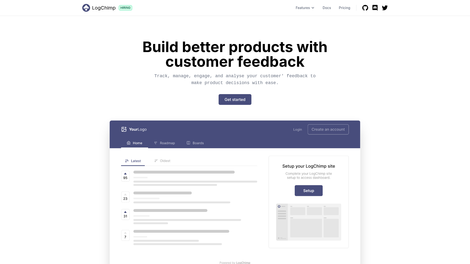 LogChimp Screenshot