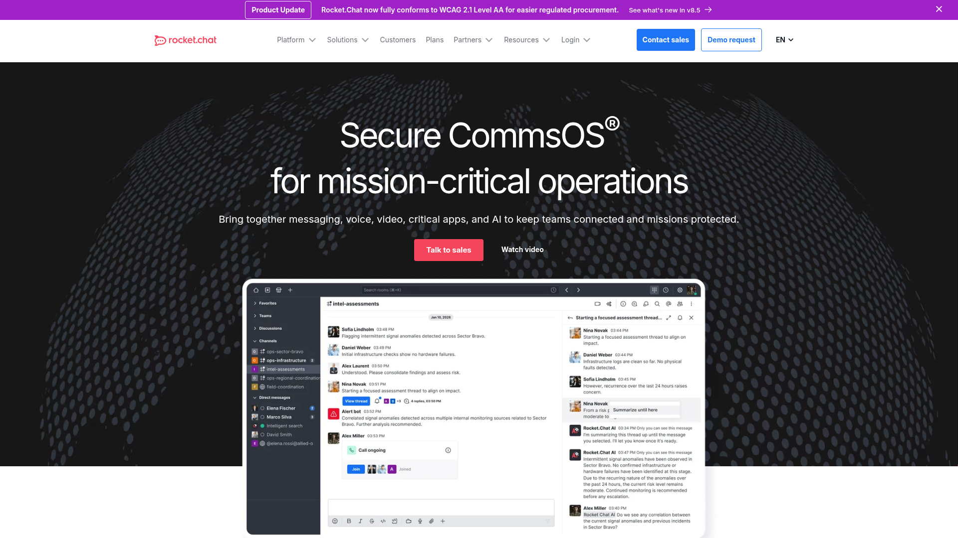 Rocket.Chat Screenshot