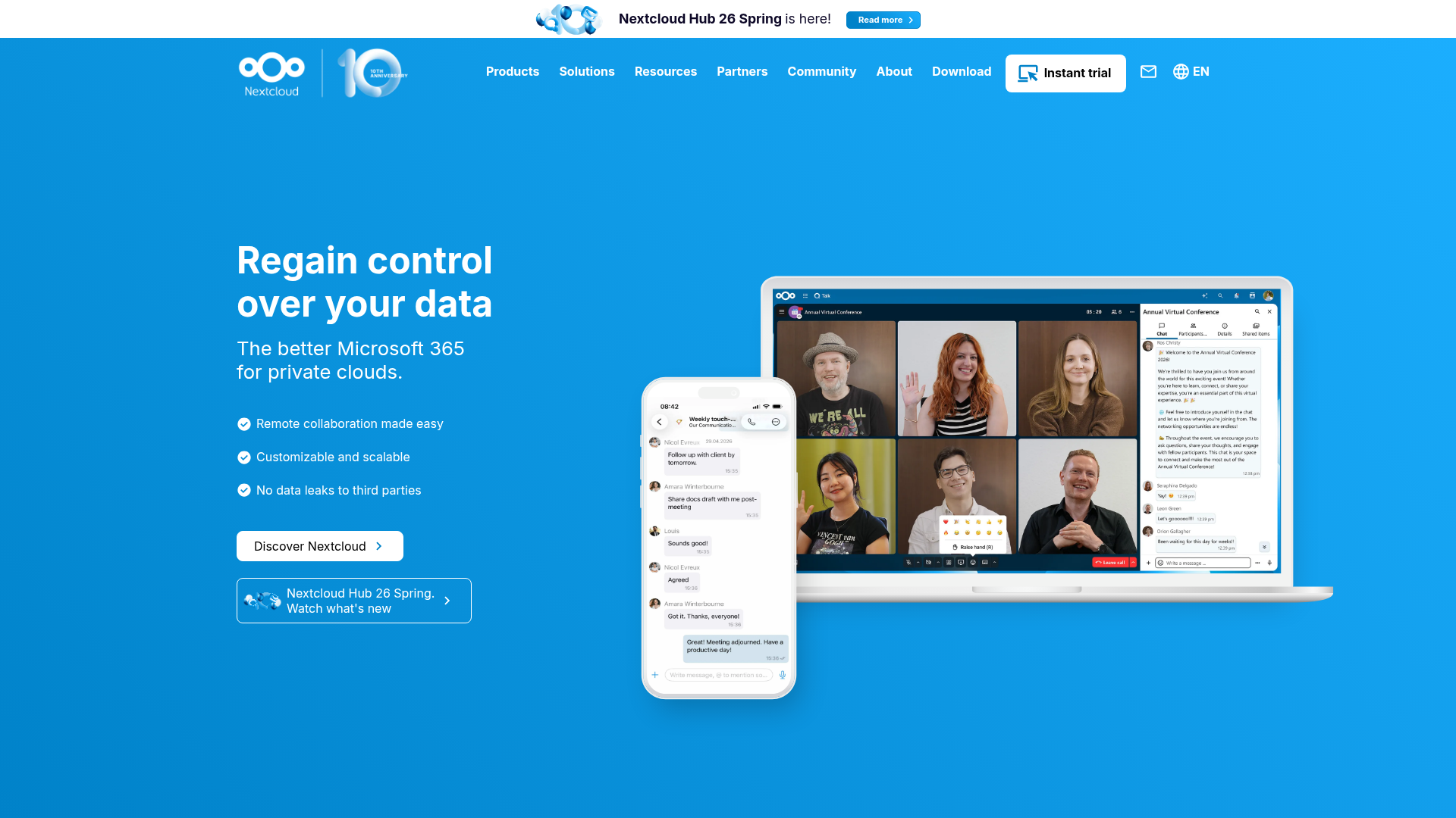 Nextcloud Screenshot