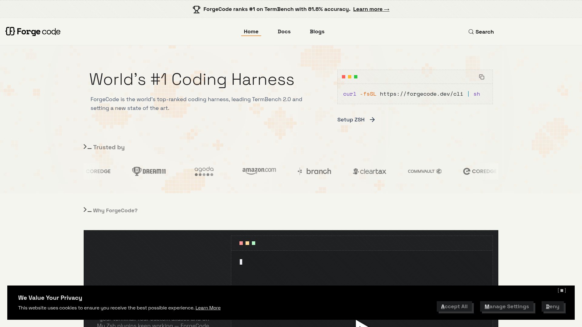 Forgecode Screenshot