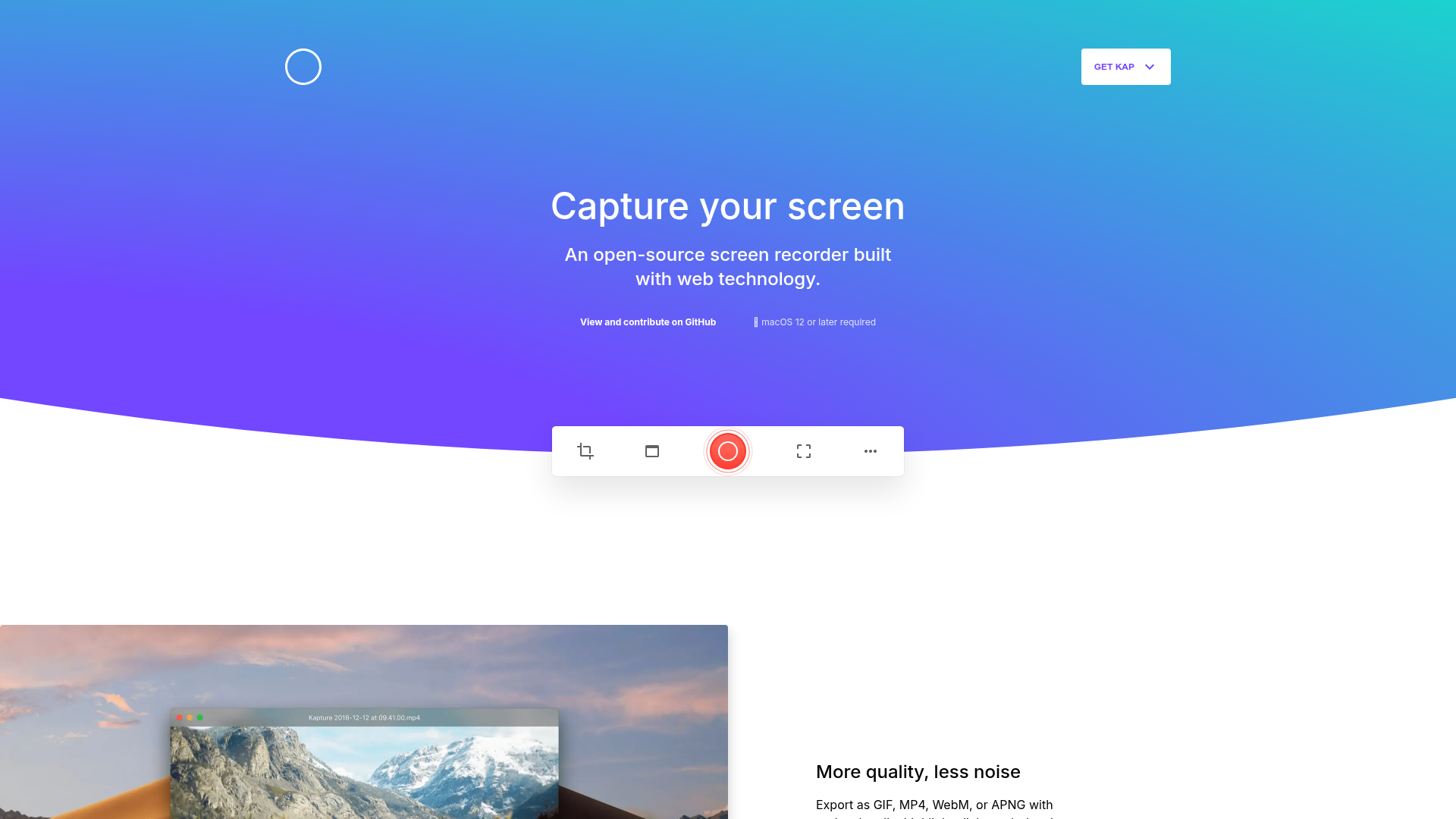 Kap Screenshot