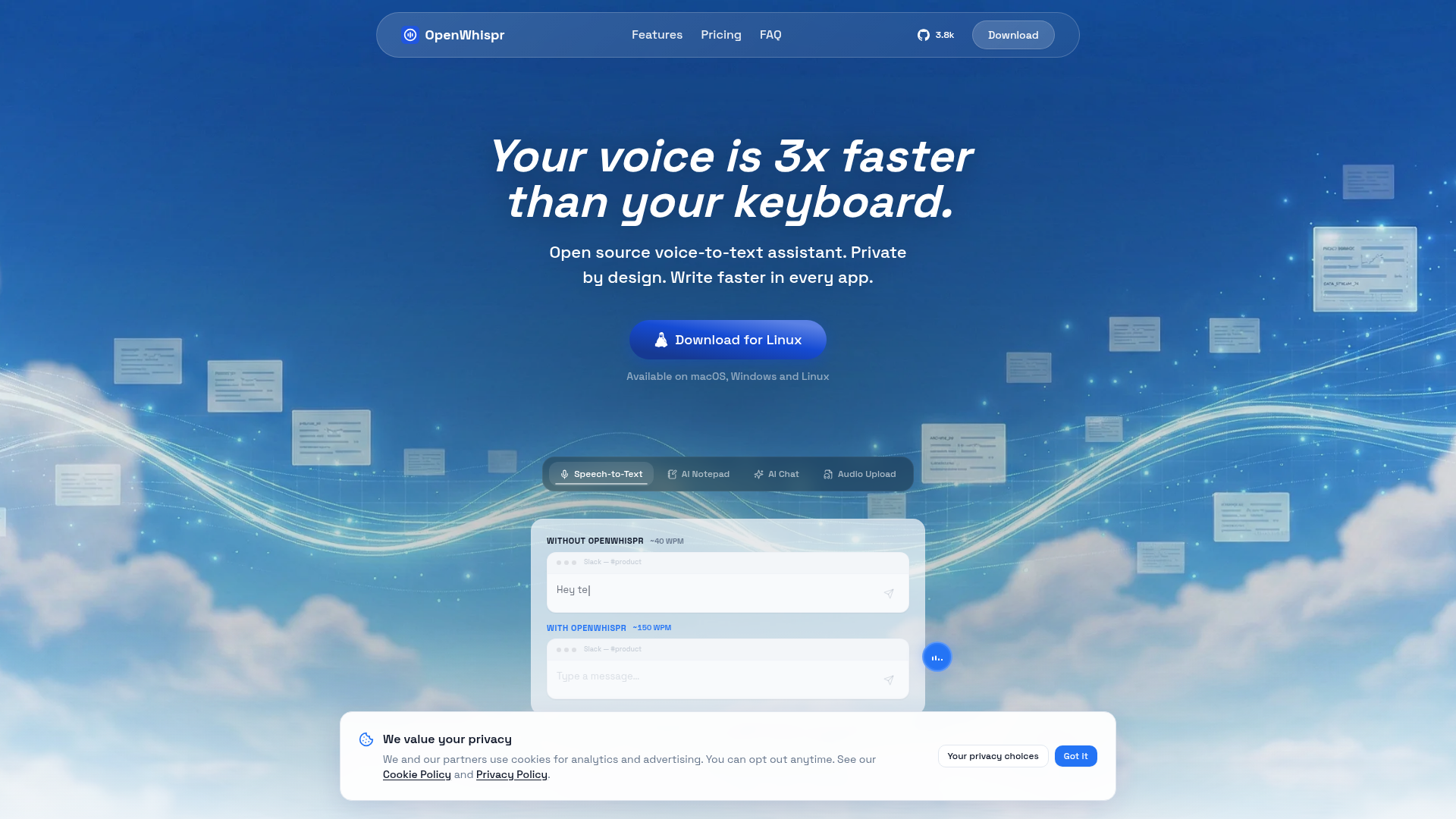 OpenWispr Screenshot