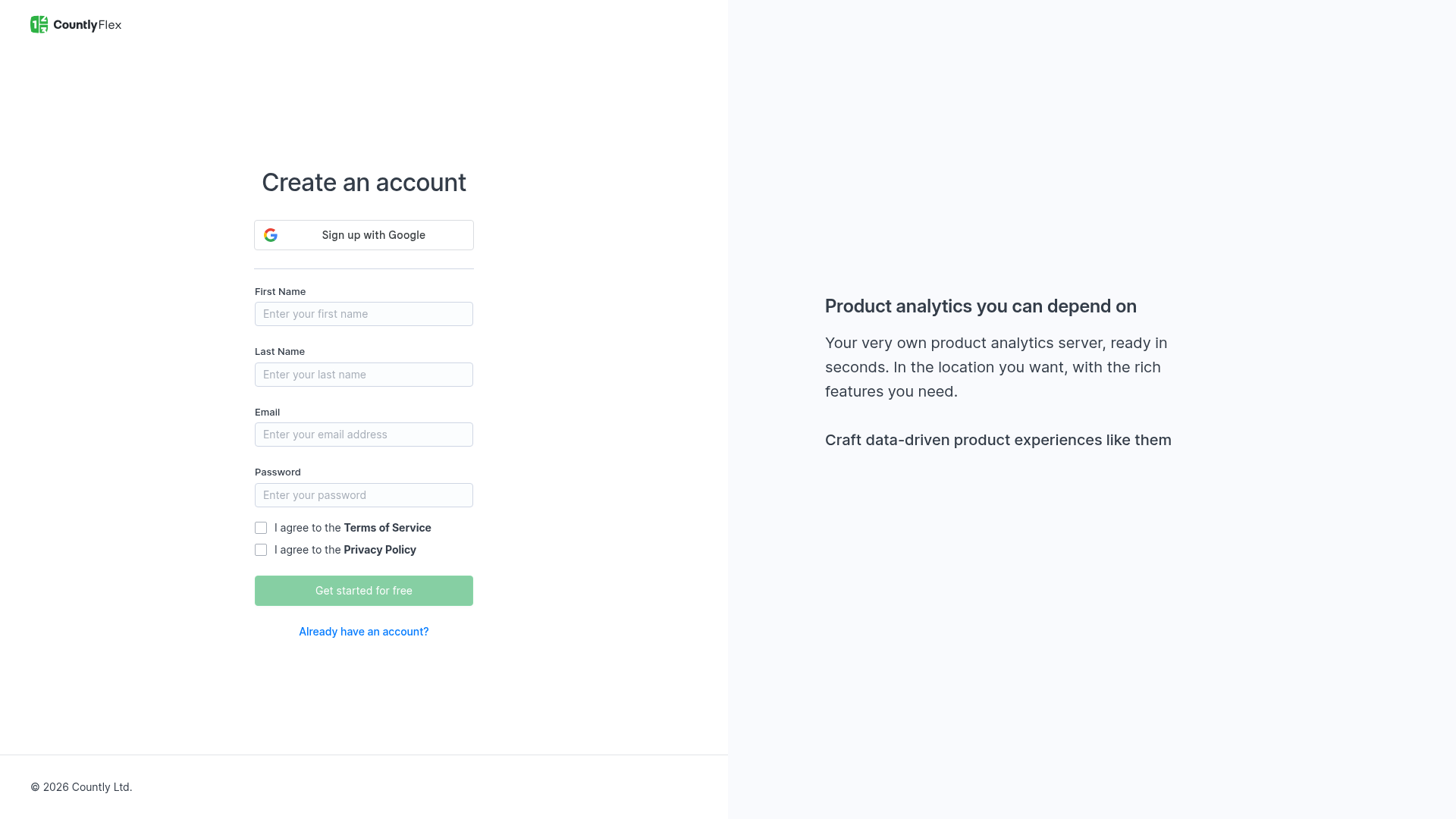 Countly Screenshot