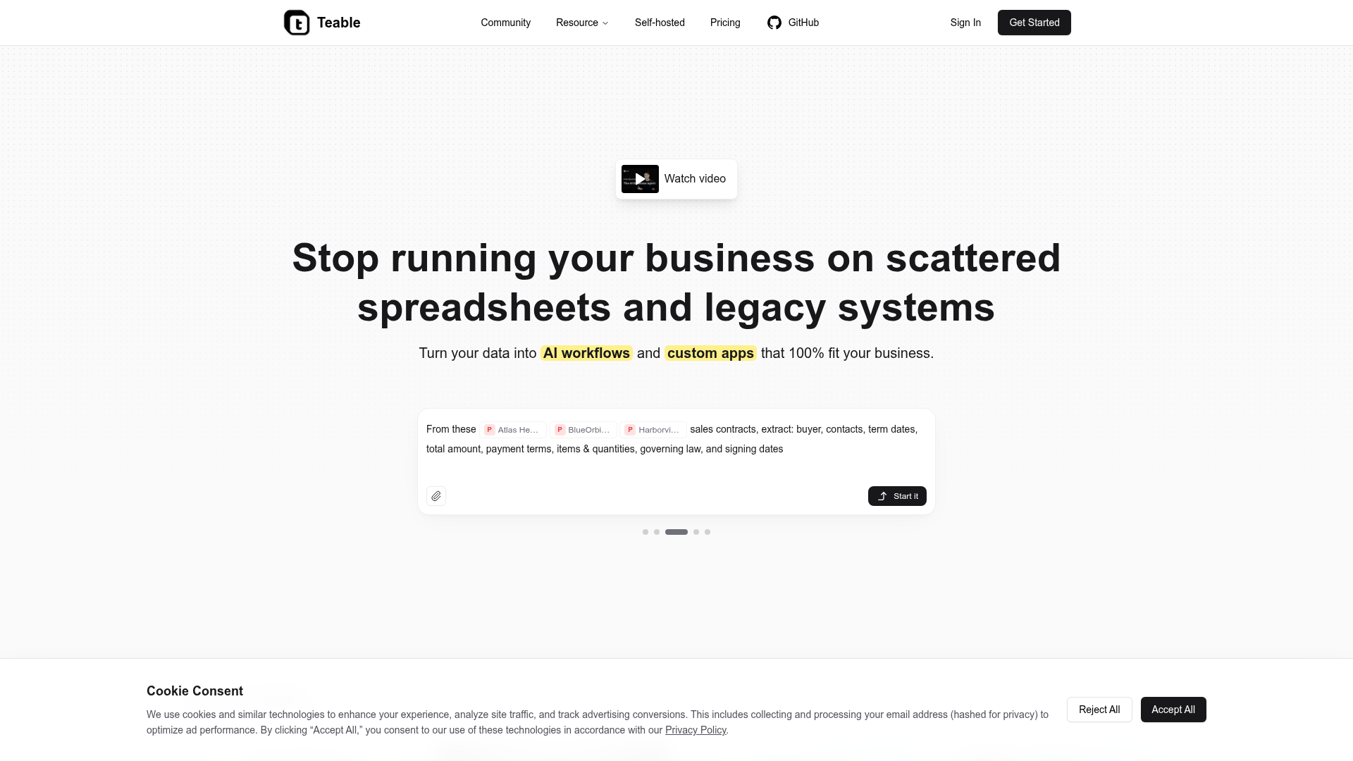 Teable Screenshot