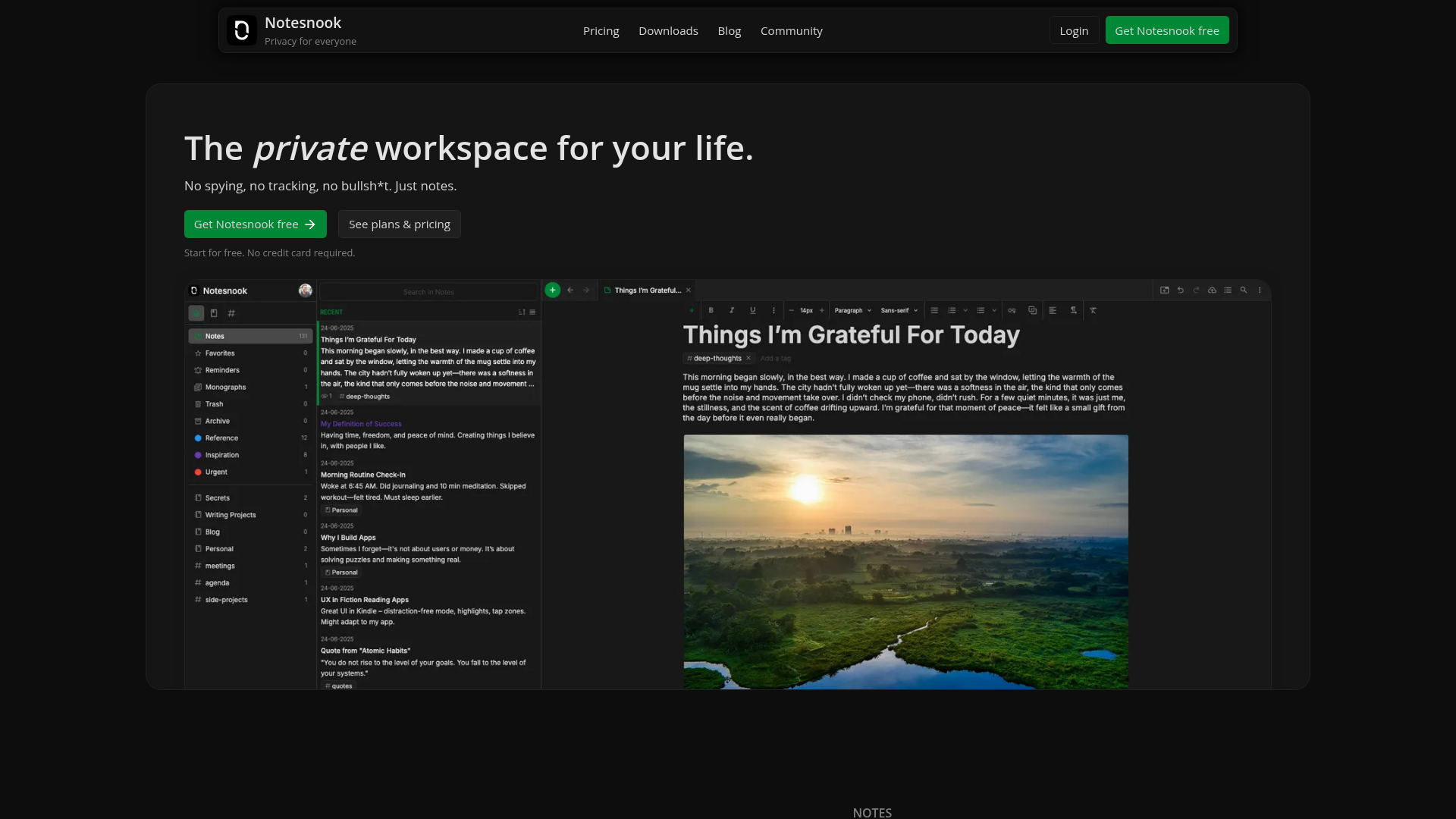 Notesnook Screenshot