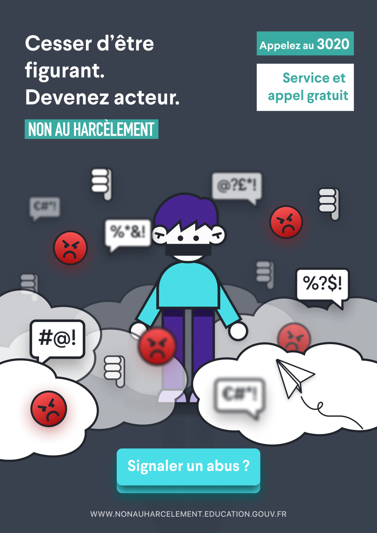 Non au harcèlement
