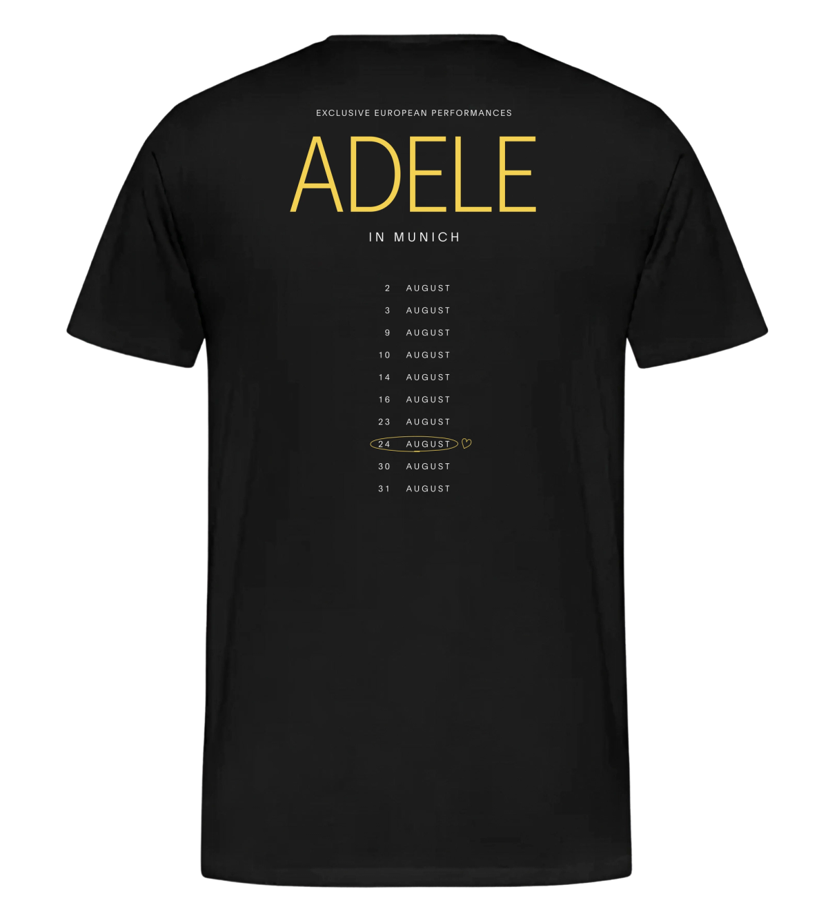 Adèle in Munich · Concert T-shirt