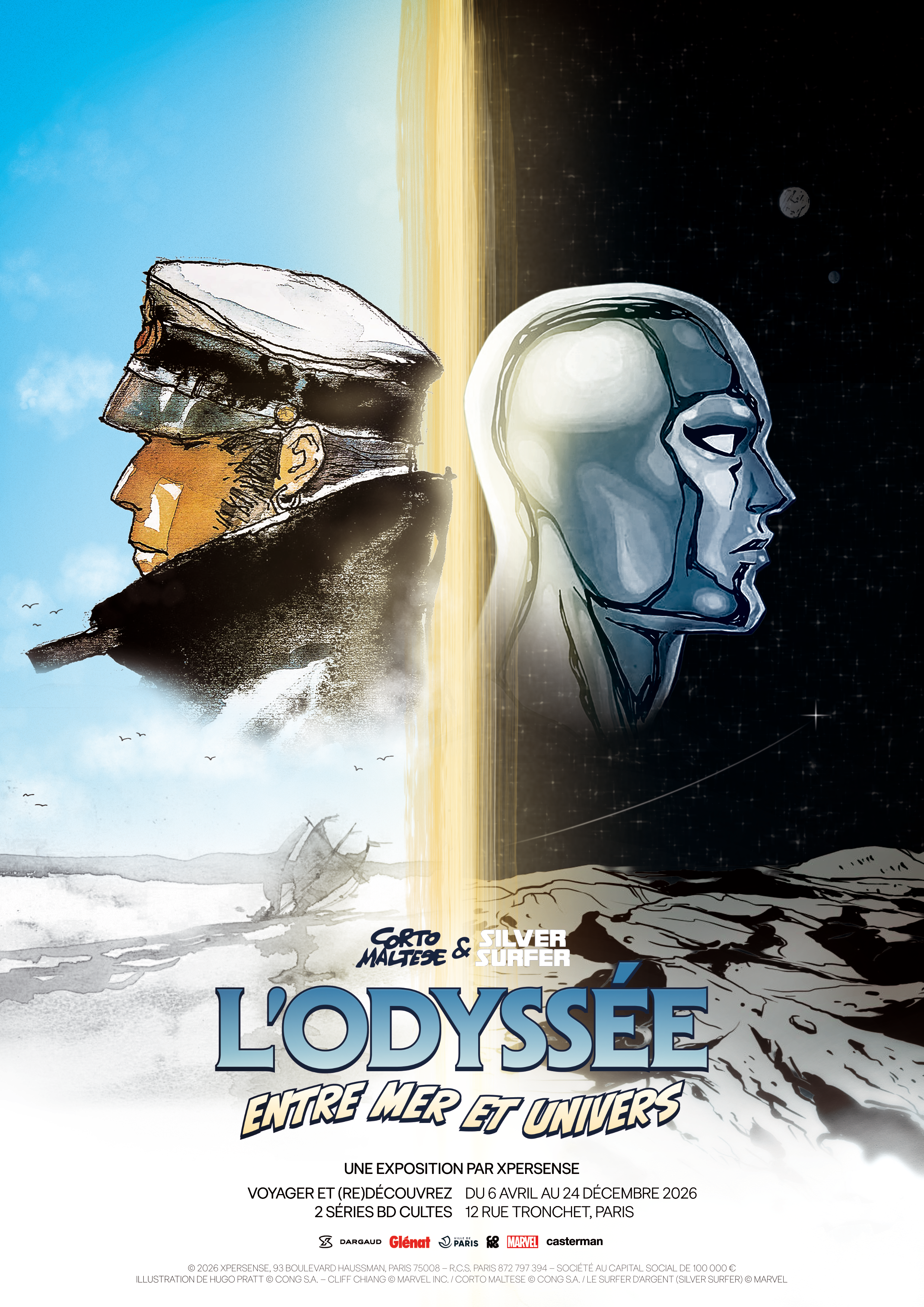 Corto Maltese & Silver Surfer : L'odyssée