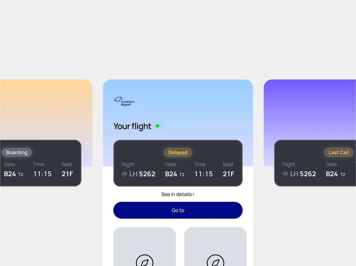 Frankfurt Airport Widget
