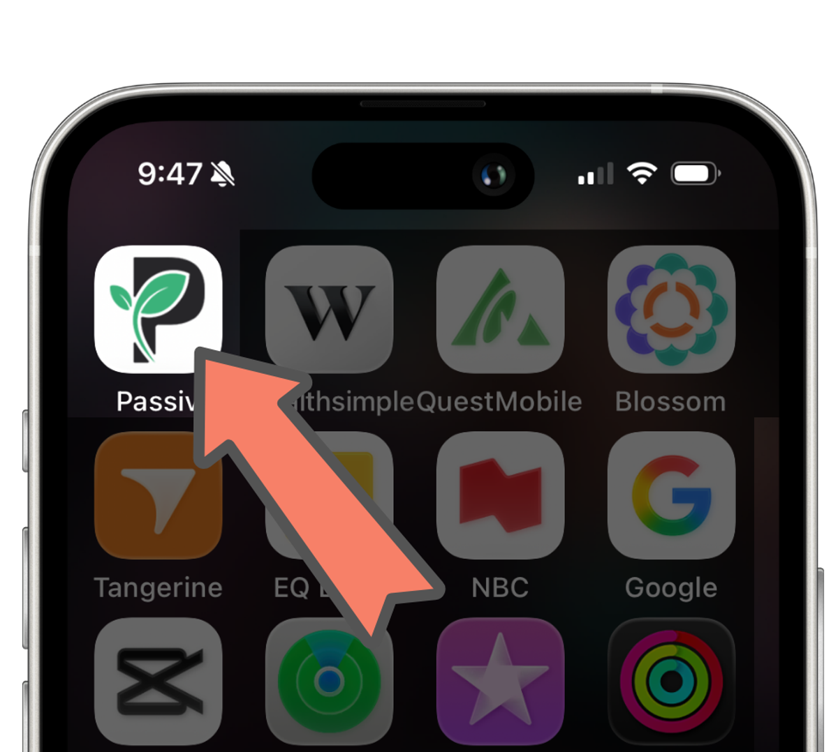 passiv app mobile