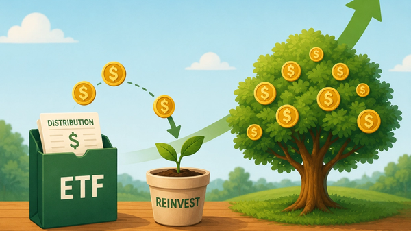 passiv how to reinvest ETF distributions to maximize compunding